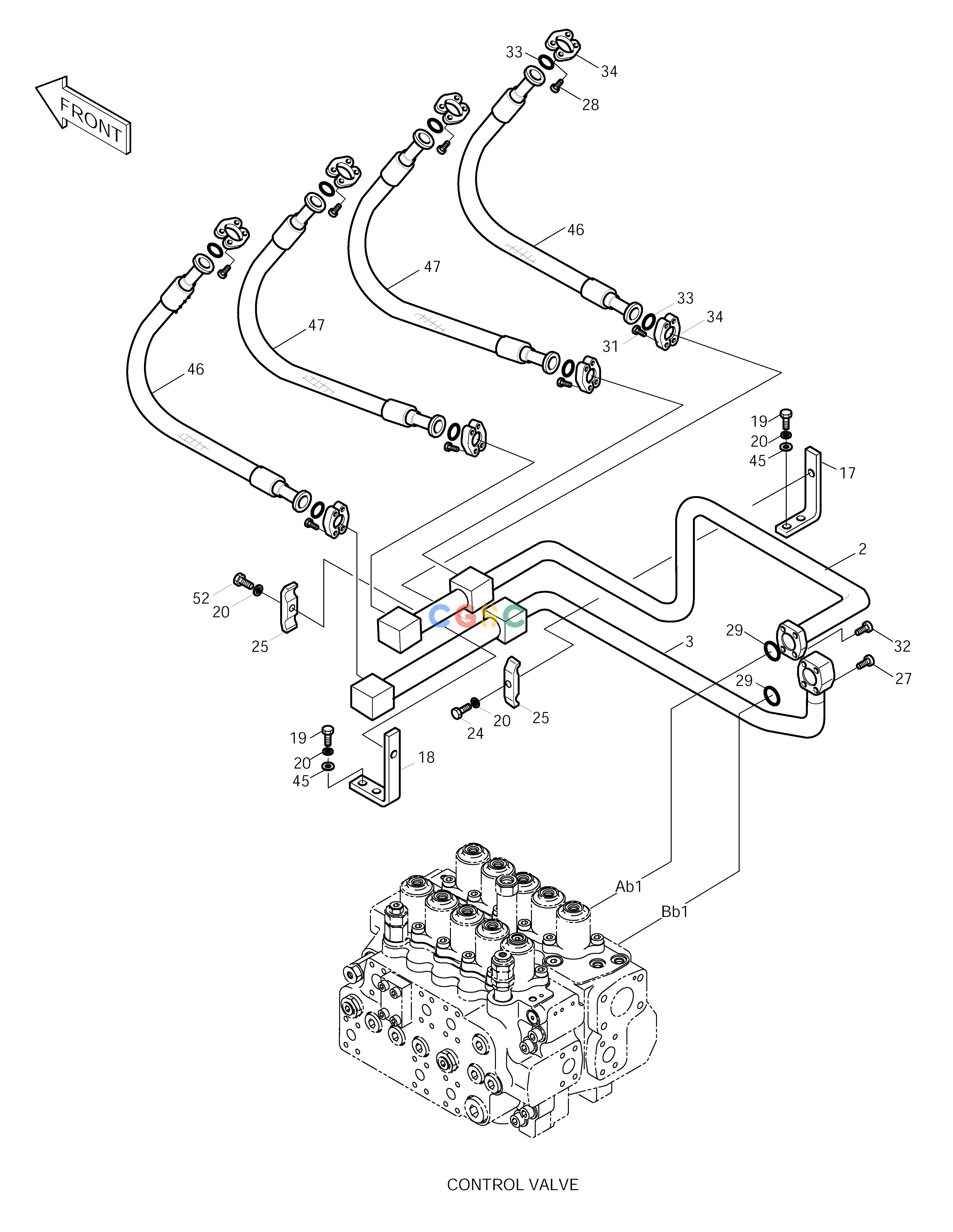 斗山零件查询MAIN PIPING(2) SOLAR 250LC-V Doosan parts catalog online