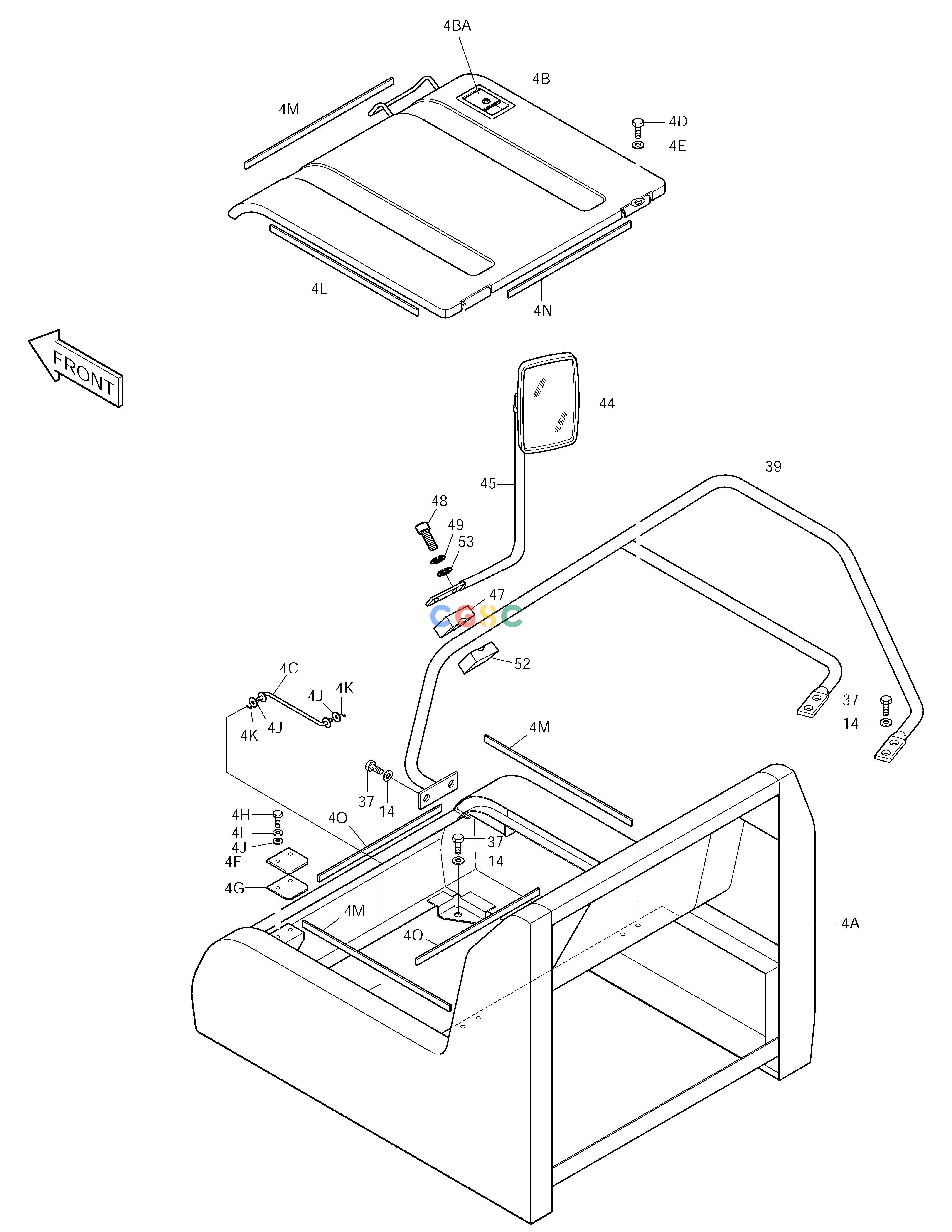 斗山零件查询COVER(4) SOLAR 250LC-V Doosan parts catalog online