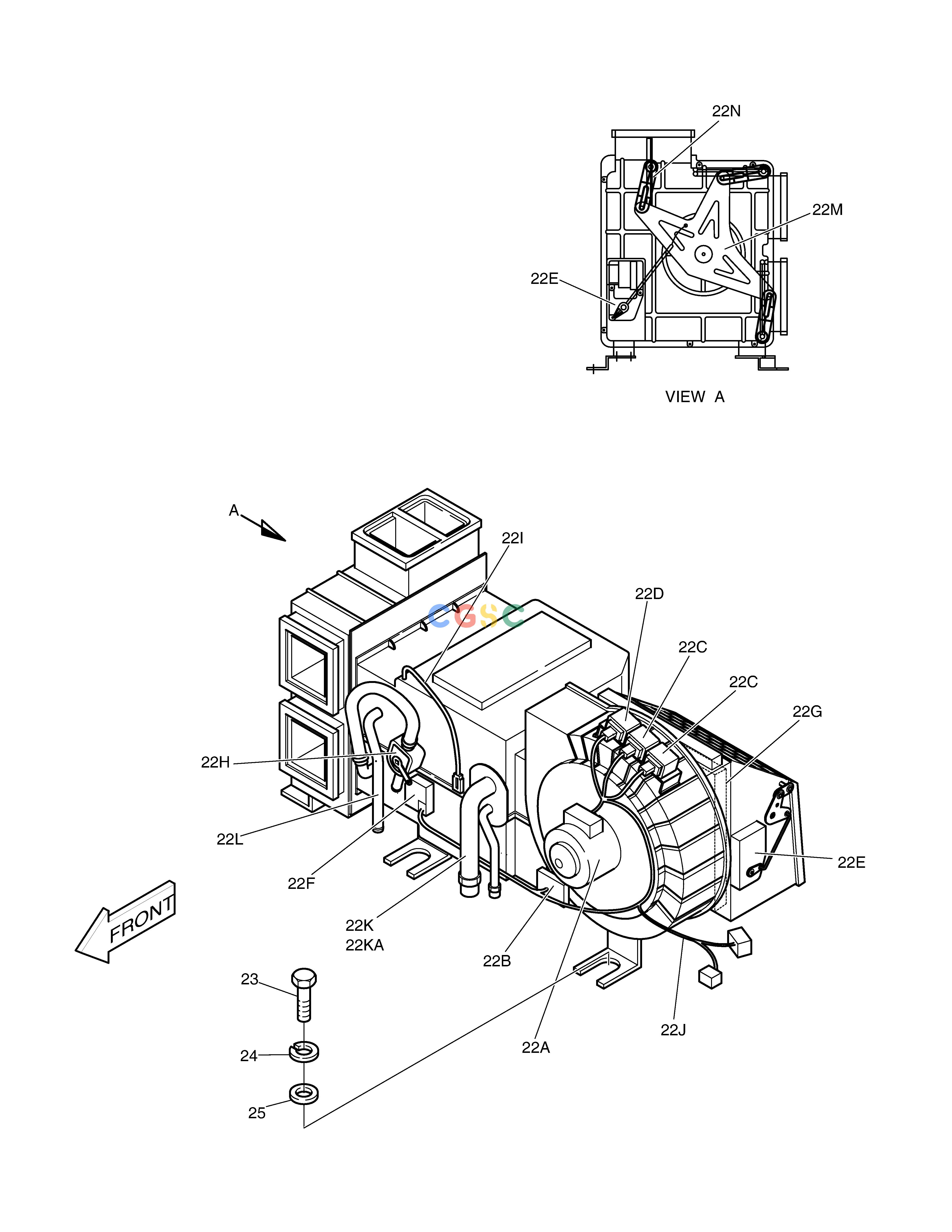 斗山零件查询AIRCONDITIONER(2)-AIRCON UNIT SOLAR 250LC-V Doosan parts catalog online