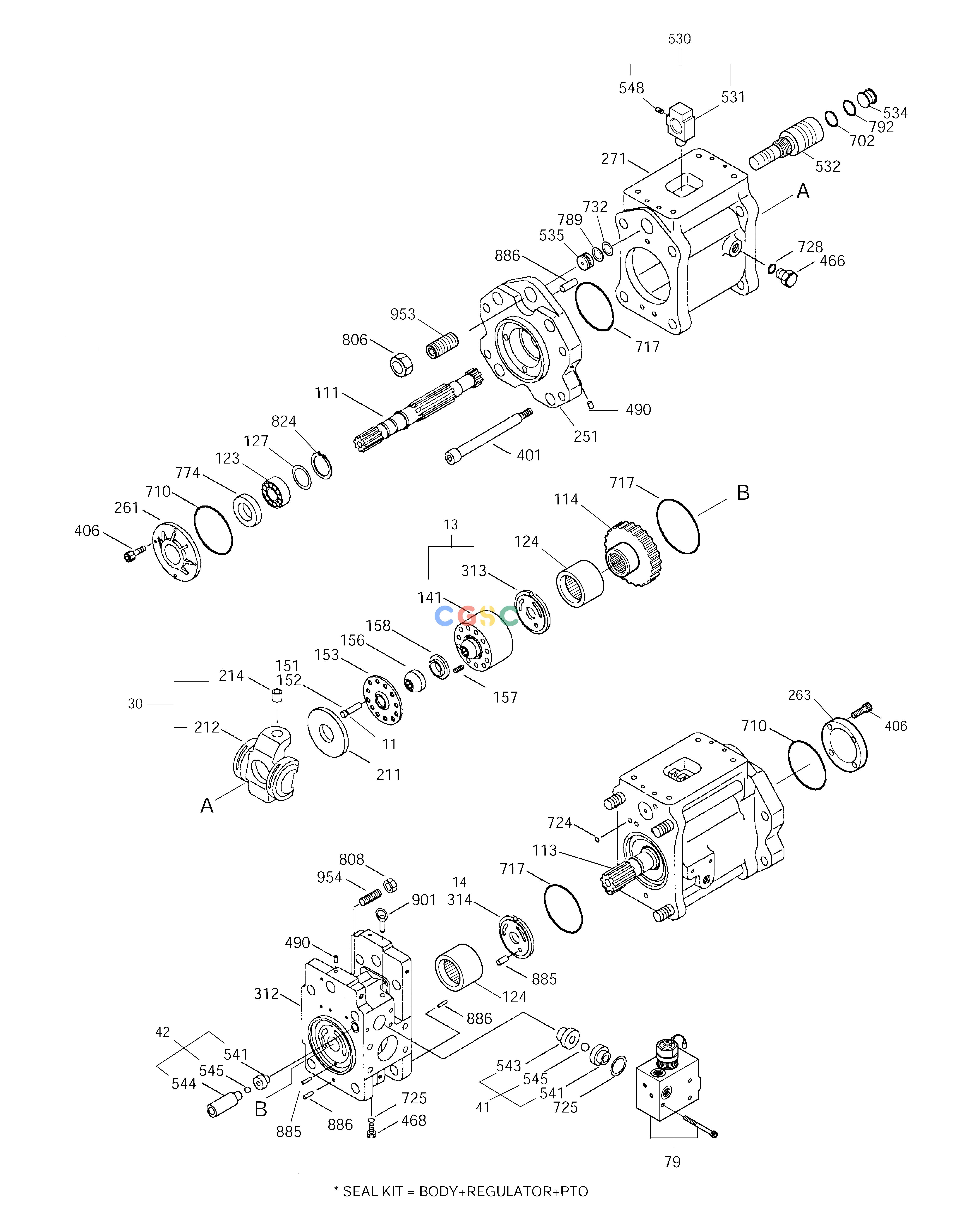斗山零件查询MAIN PUMP SOLAR 250LC-V Doosan parts catalog online