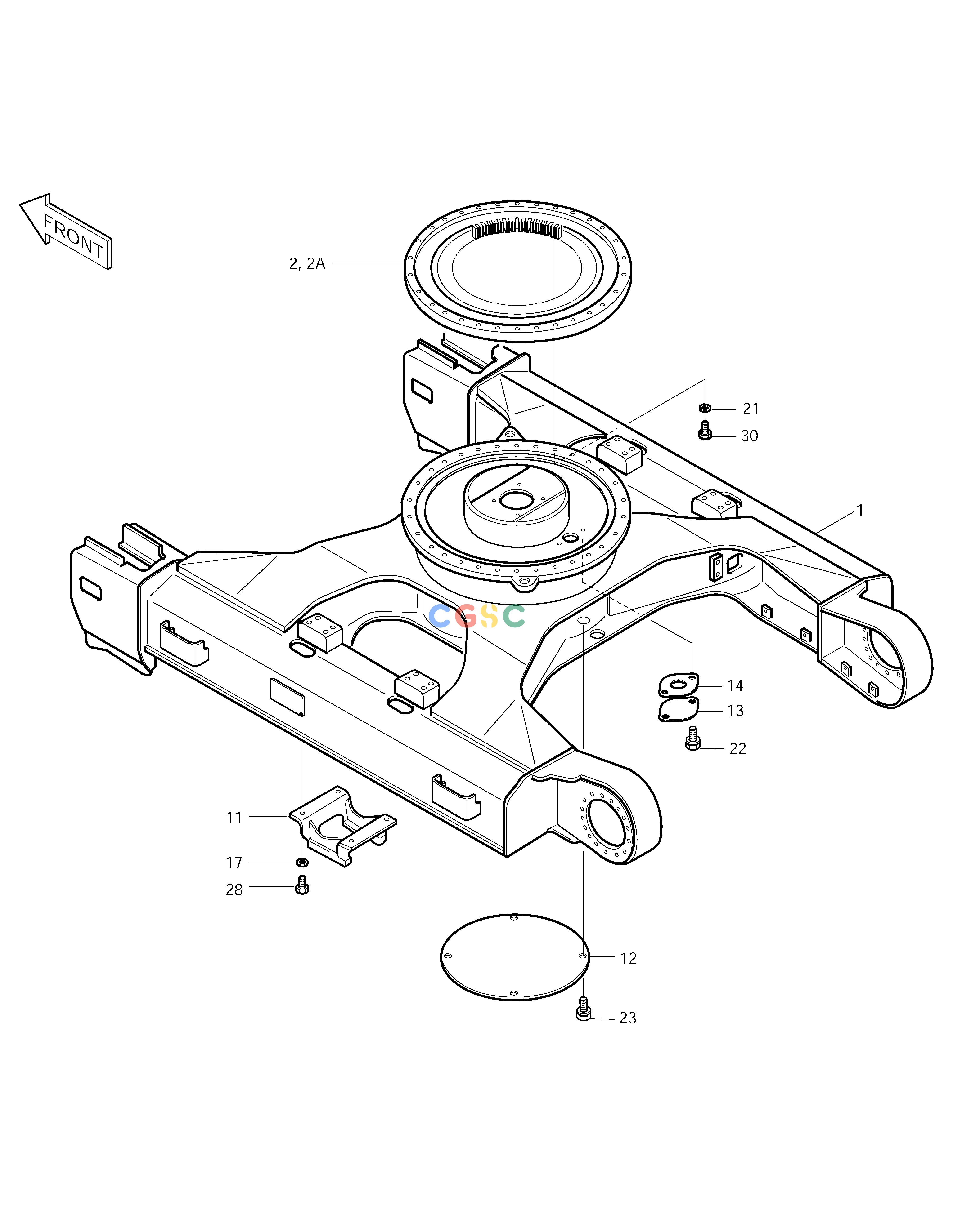 斗山零件查询TRACK-NARROW(2.99m) SOLAR 250LC-V Doosan parts catalog online