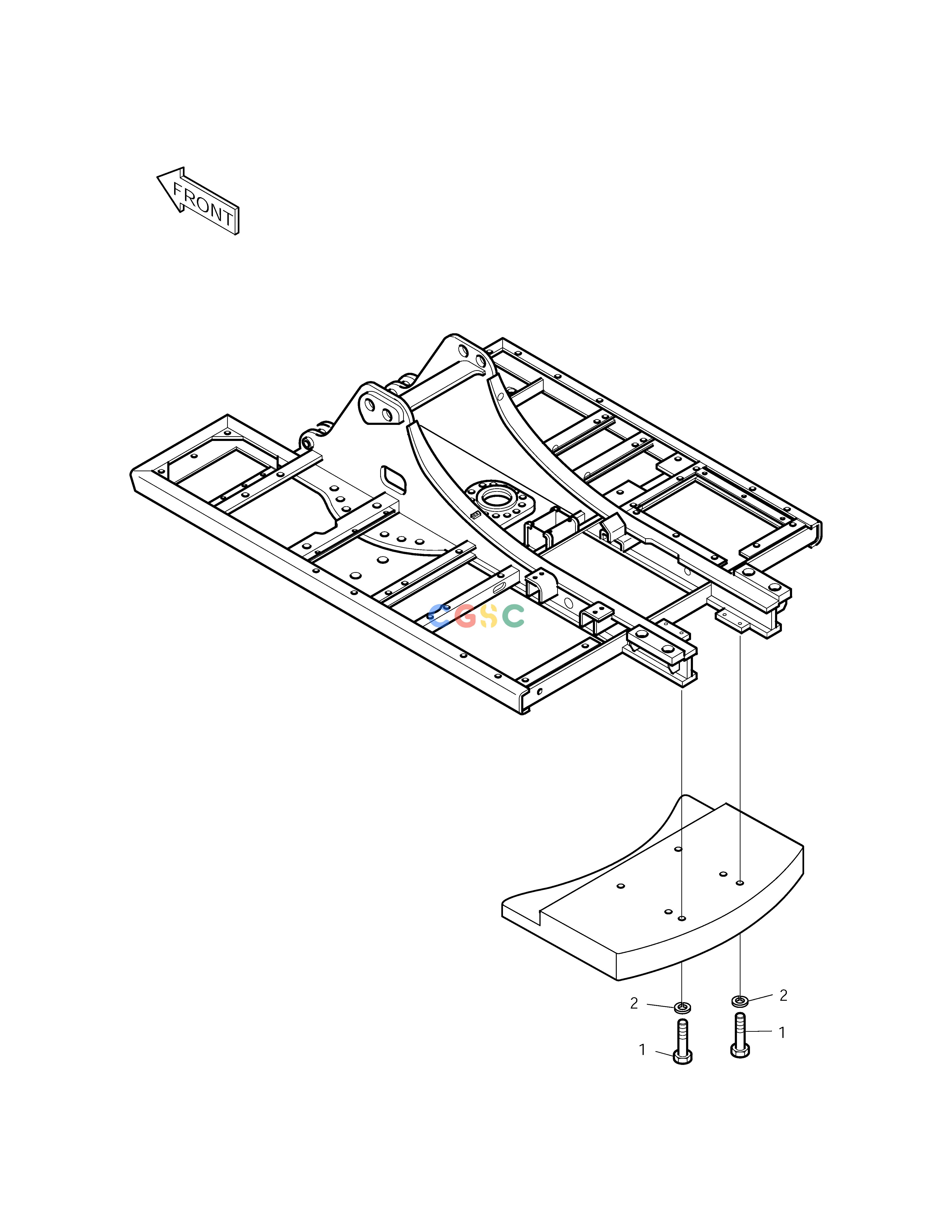 斗山零件查询COUNTER WEIGHT-SLR SOLAR 250LC-V Doosan parts catalog online