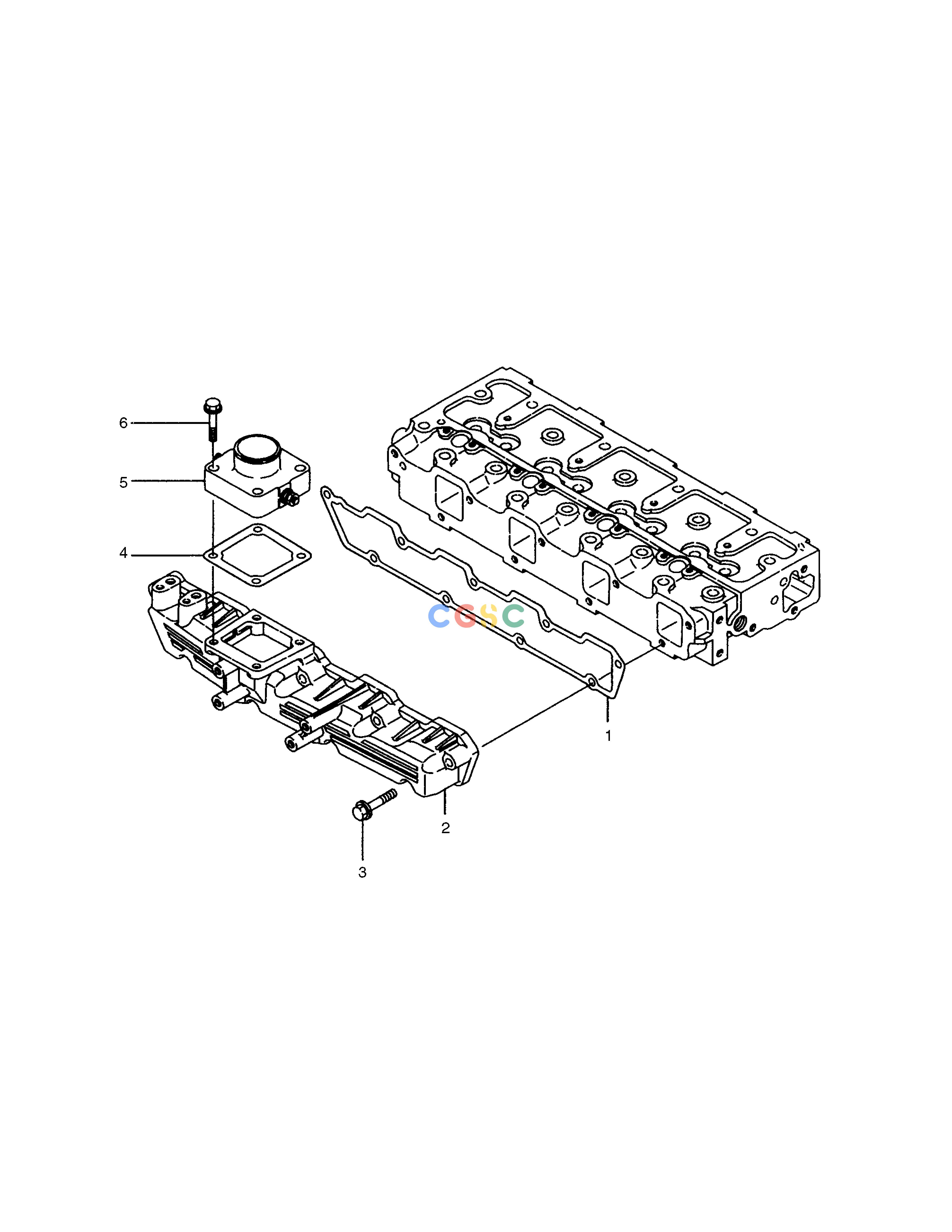 斗山零件查询INTAKE MANIFOLD SOLAR 75-V Doosan parts catalog online