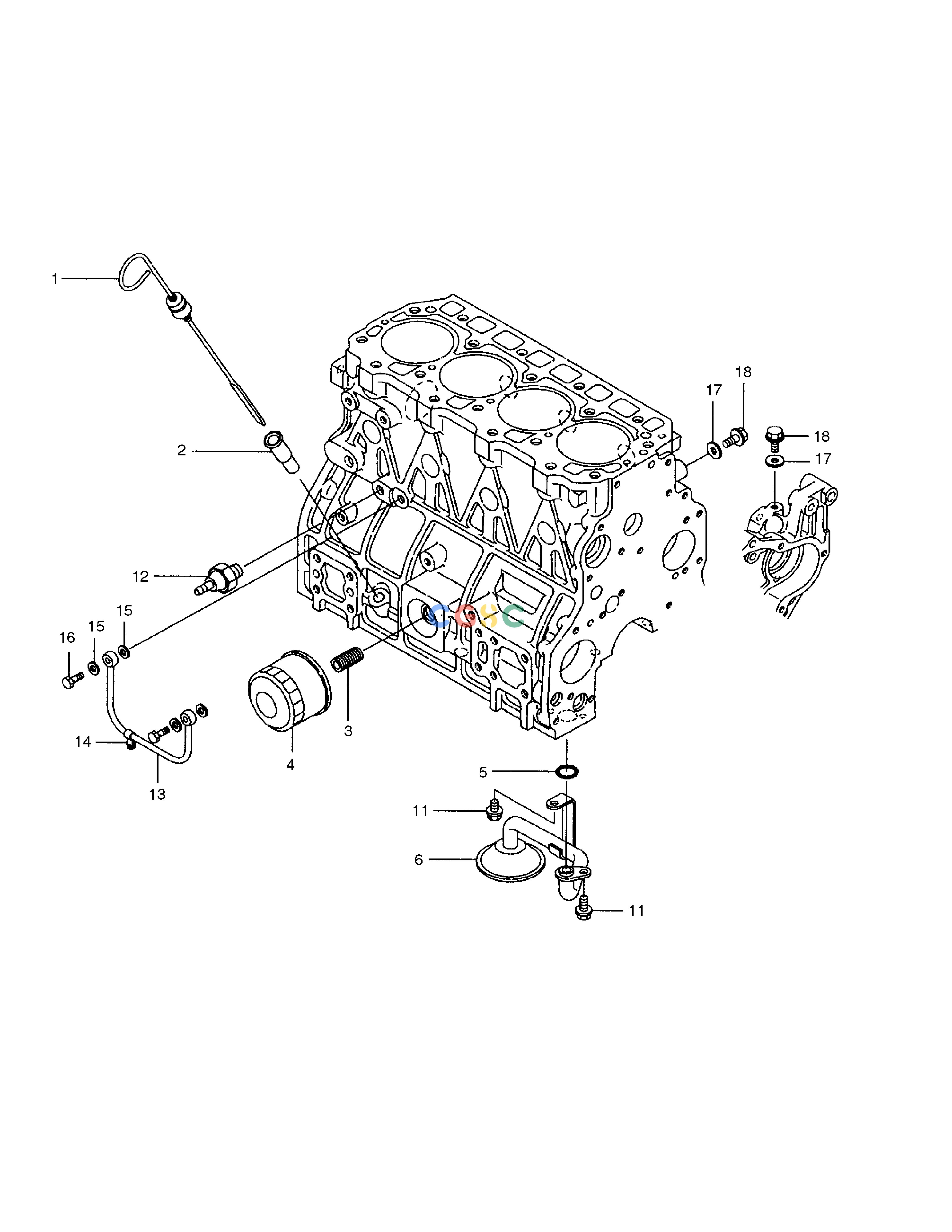斗山零件查询LUB. OIL SYSTEM SOLAR 75-V Doosan parts catalog online