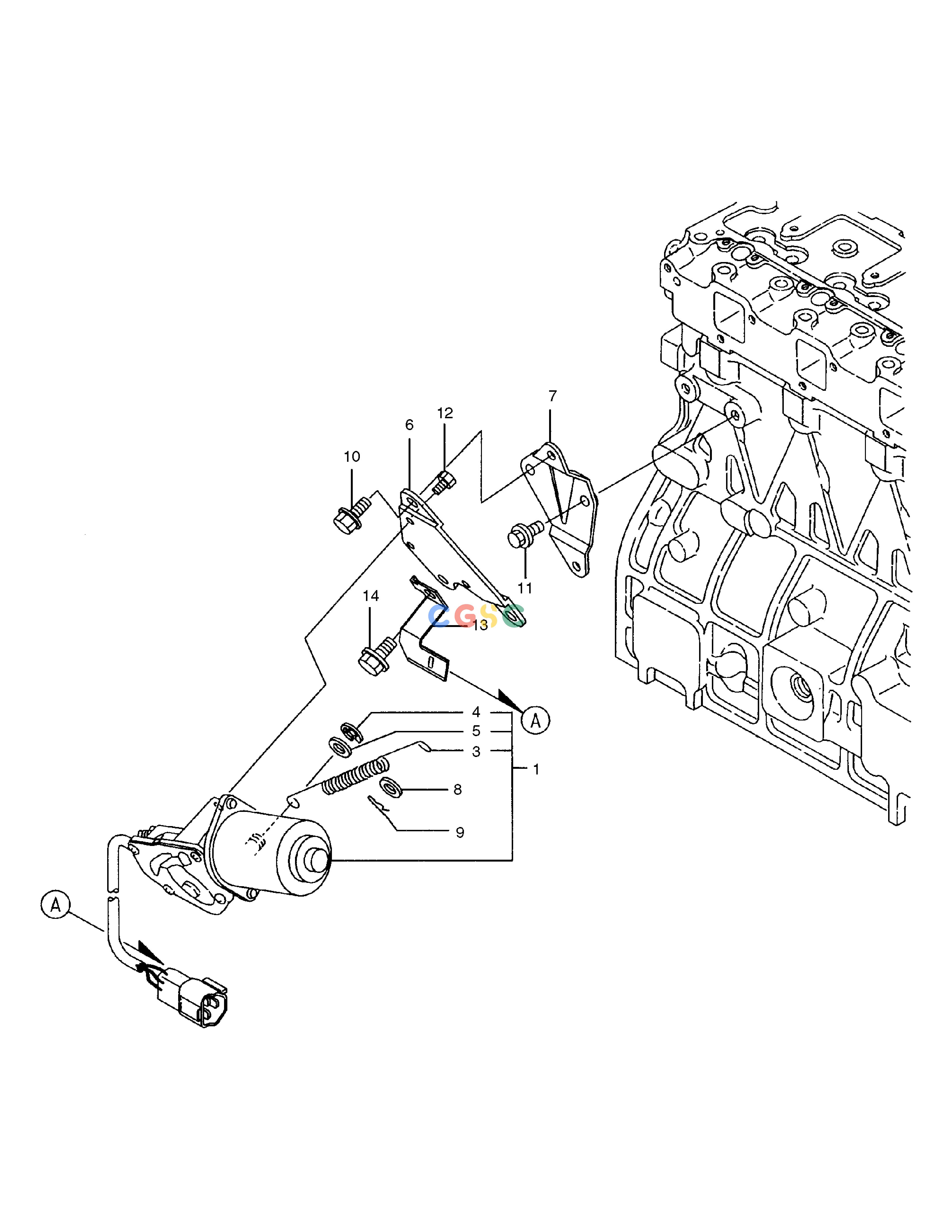 斗山零件查询ENGINE STOP DEVICE SOLAR 75-V Doosan parts catalog online