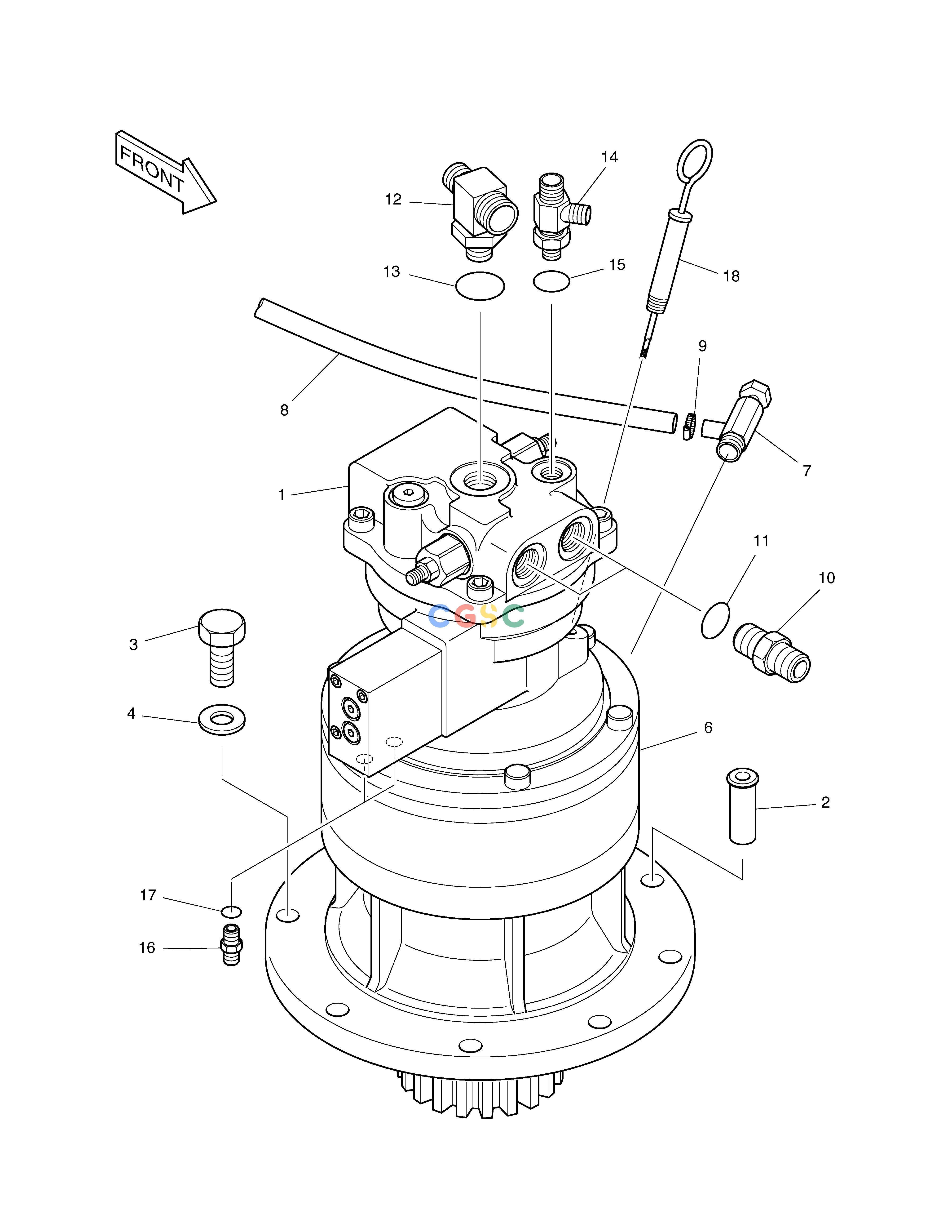 斗山零件查询SWING DEVICE SOLAR 75-V Doosan parts catalog online