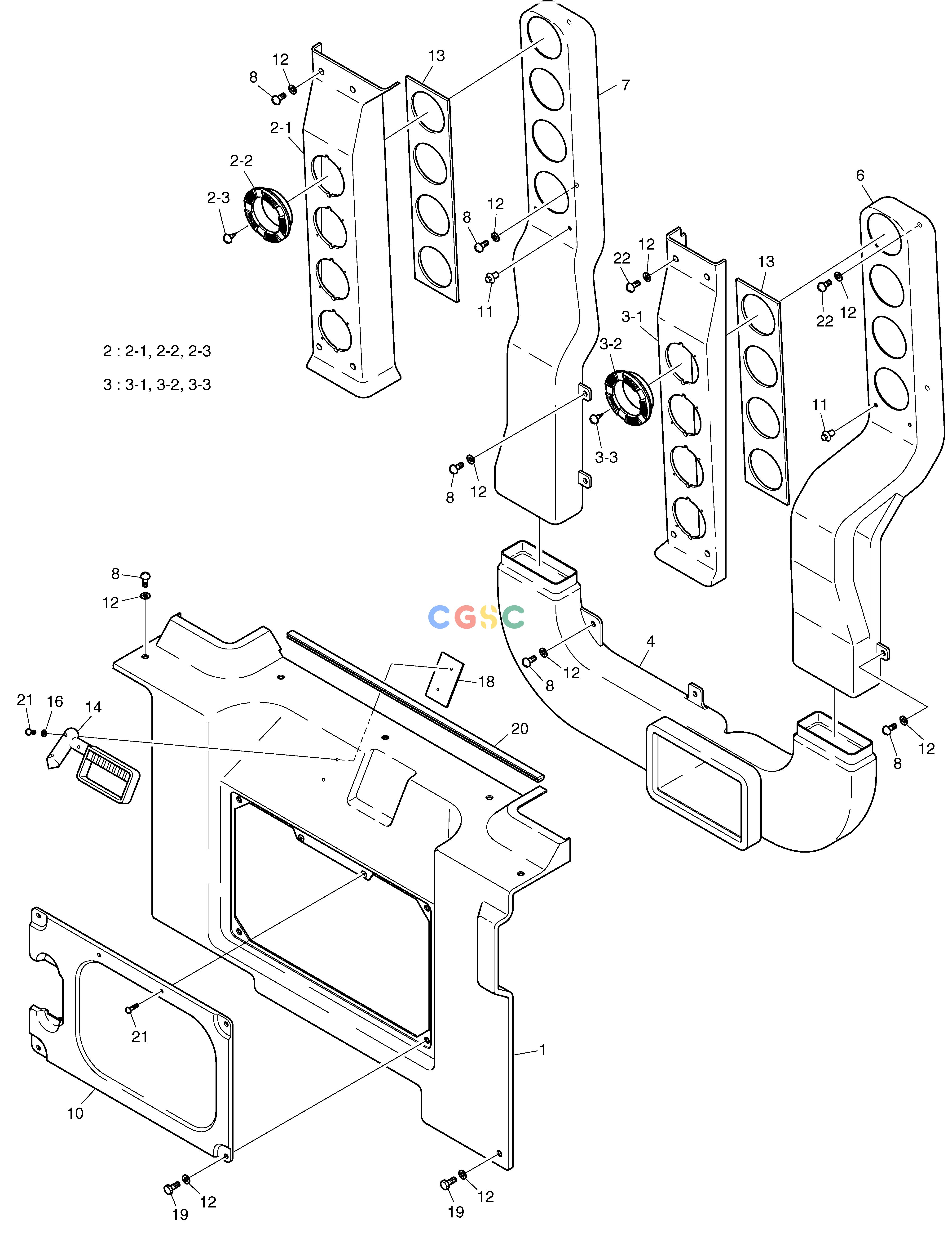 斗山零件查询REAR COVER-WITH AIRCON SOLAR 75-V Doosan parts catalog online