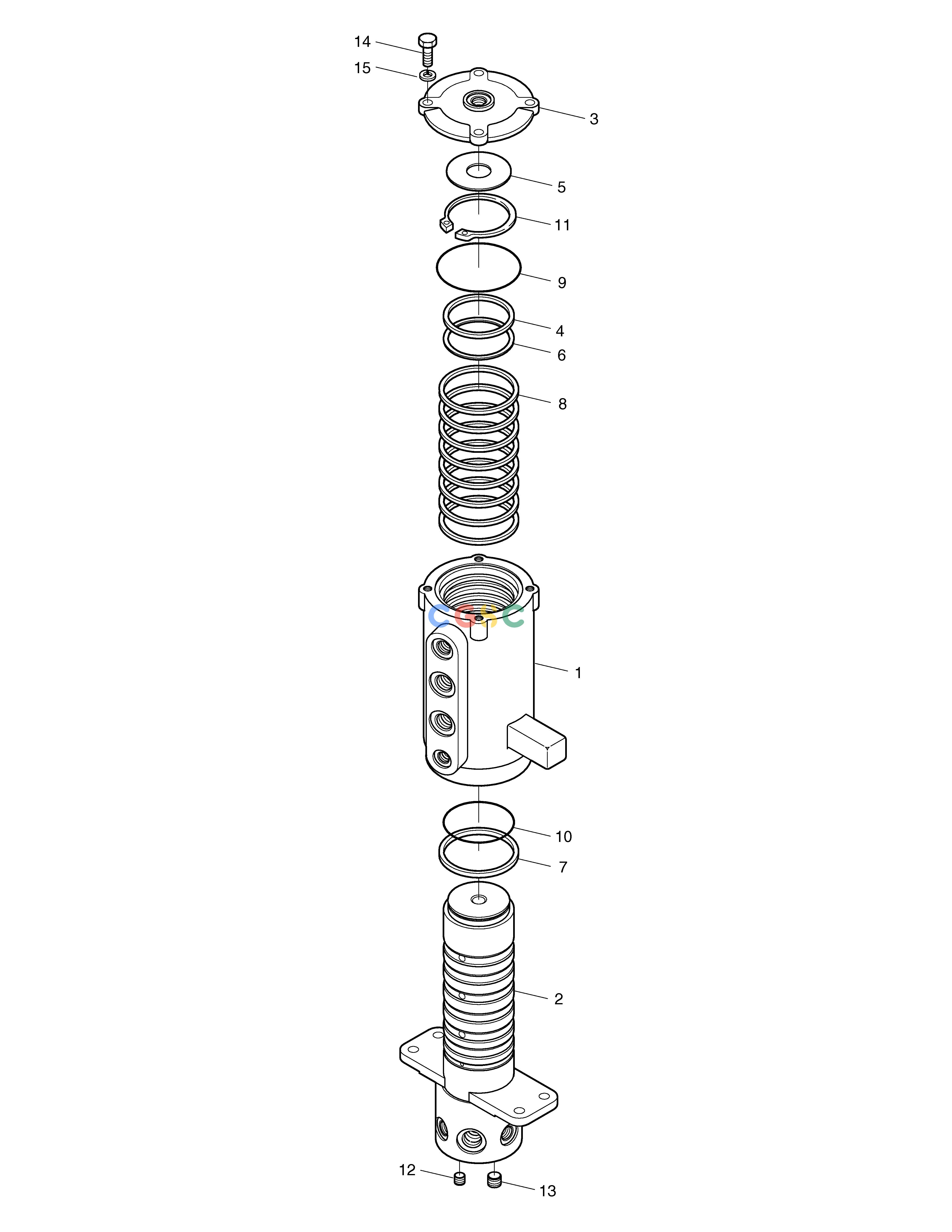 斗山零件查询CENTER JOINT SOLAR 75-V Doosan parts catalog online