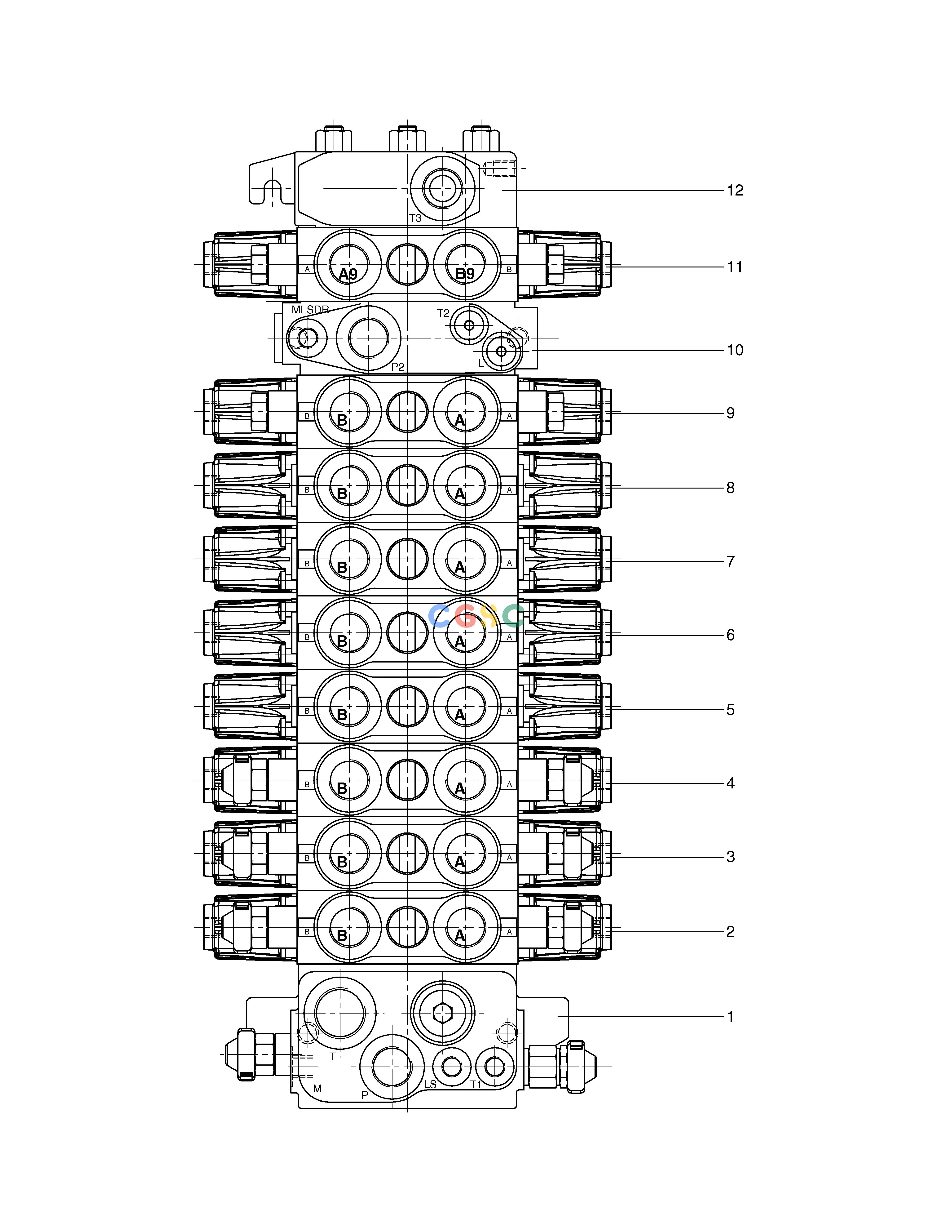 斗山零件查询CONTROL VALVE SOLAR 75-V Doosan parts catalog online