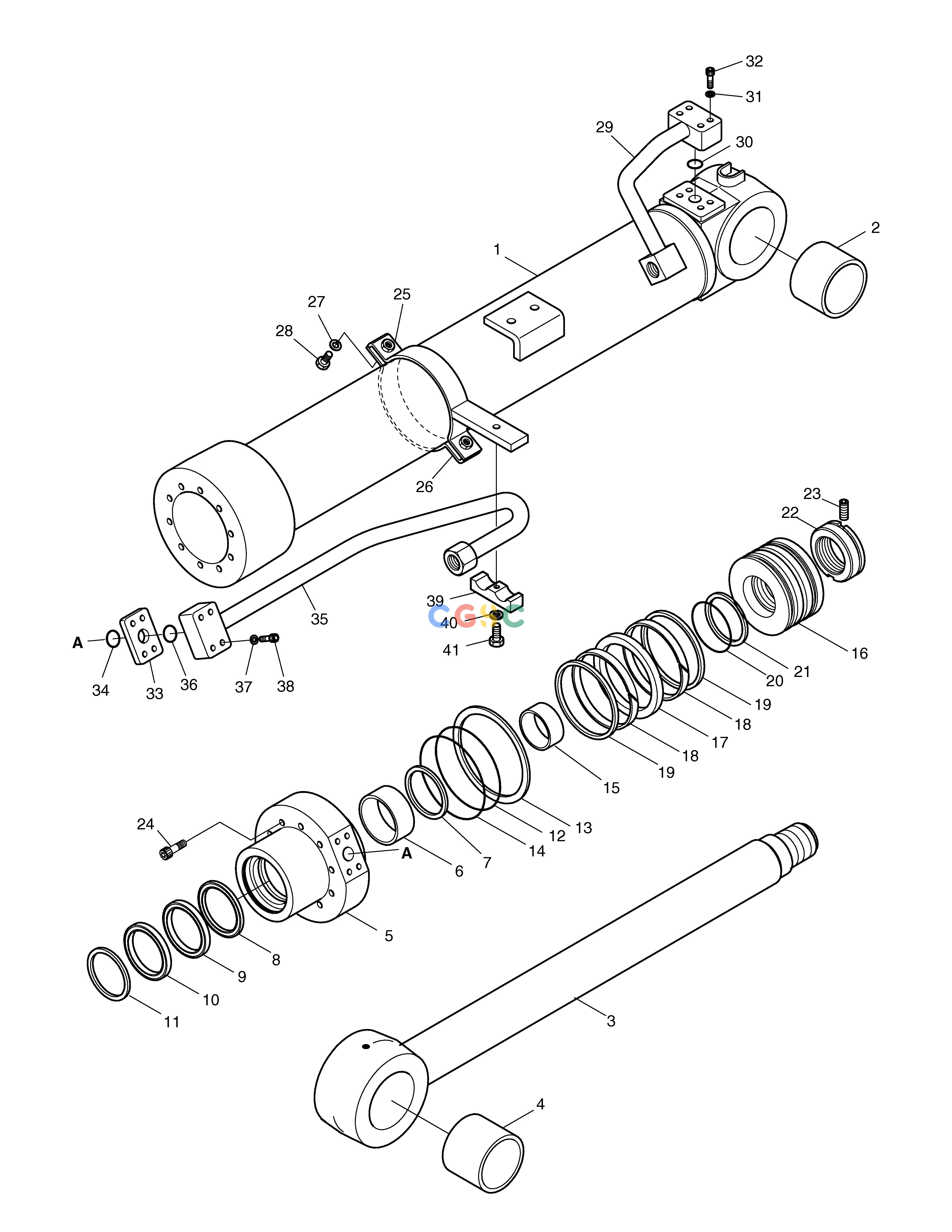 斗山零件查询BOOM CYLINDER-LOCK VALVE SOLAR 75-V Doosan parts catalog online