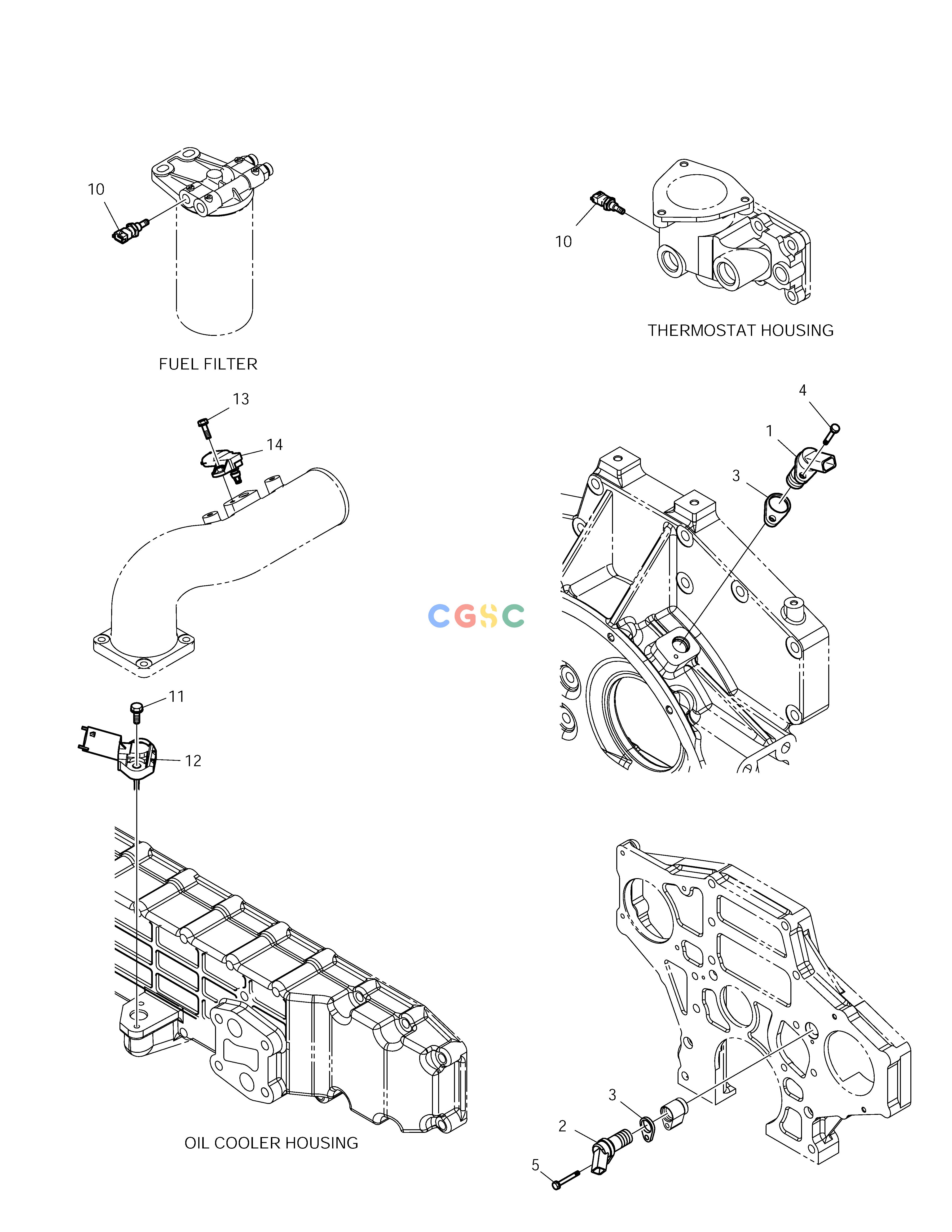斗山零件查询SENSOR DX160LC Doosan parts catalog online