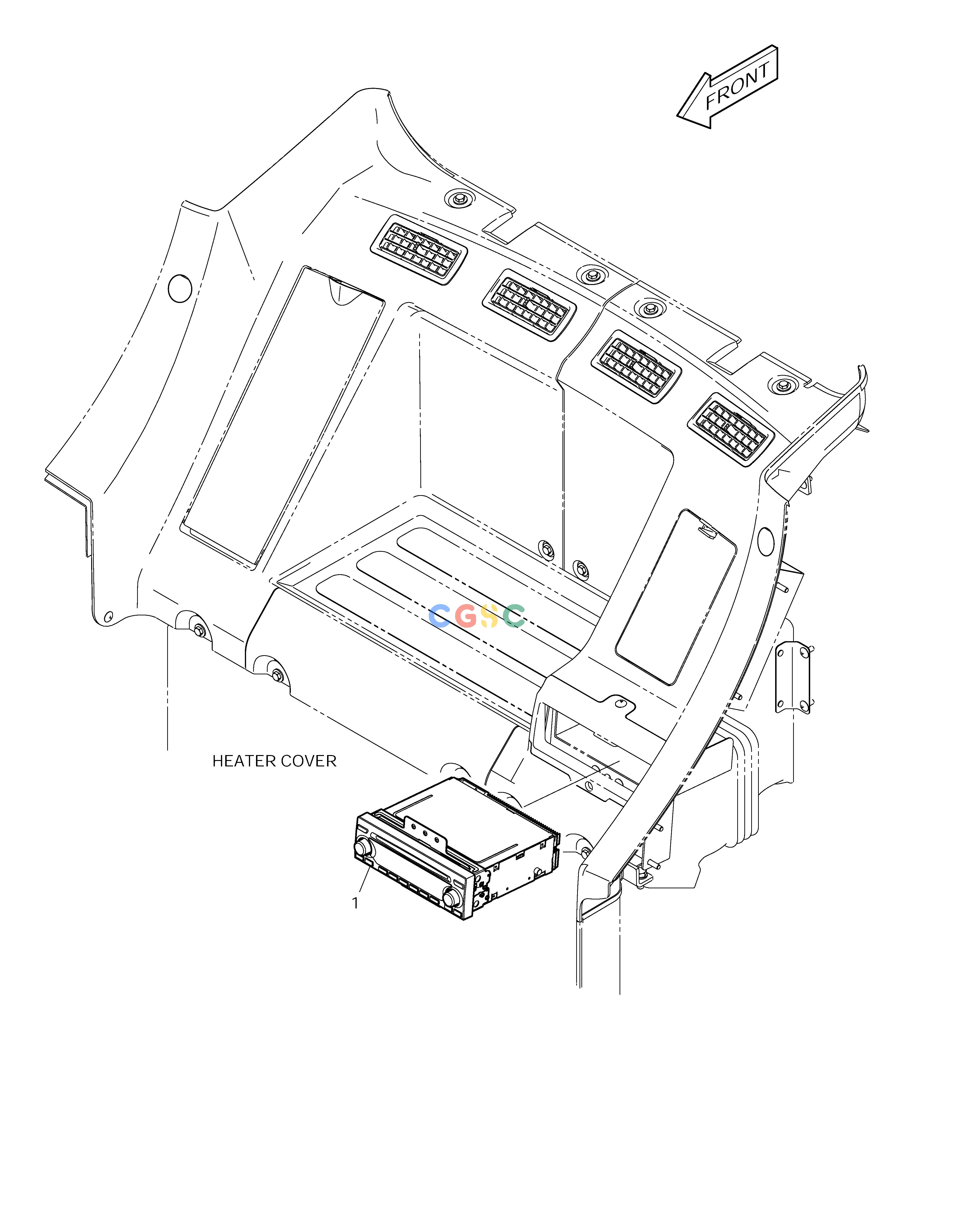 斗山零件查询CD PLAYER DX160LC Doosan parts catalog online
