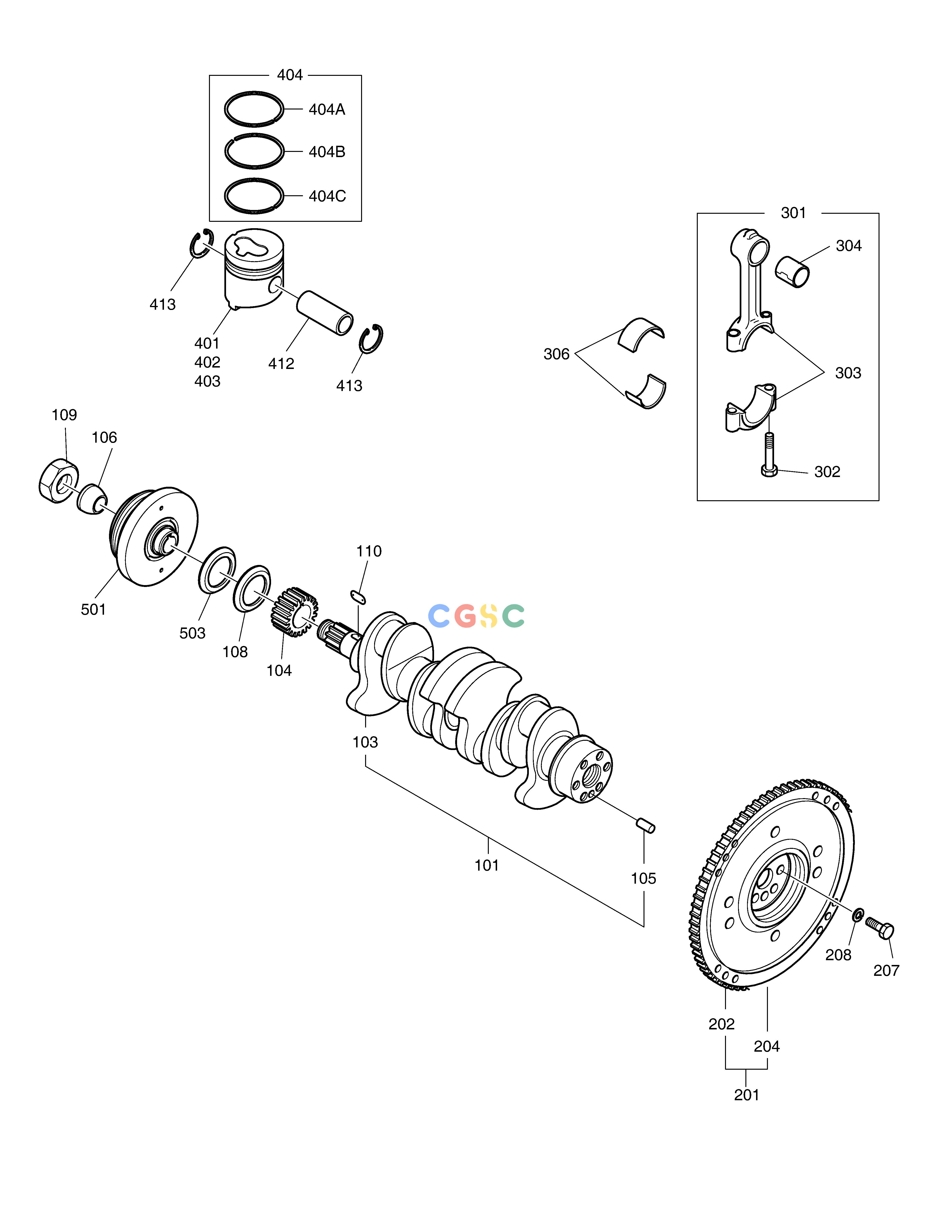 斗山零件查询CRANK SHAFT SOLAR 150LC-V Doosan parts catalog online