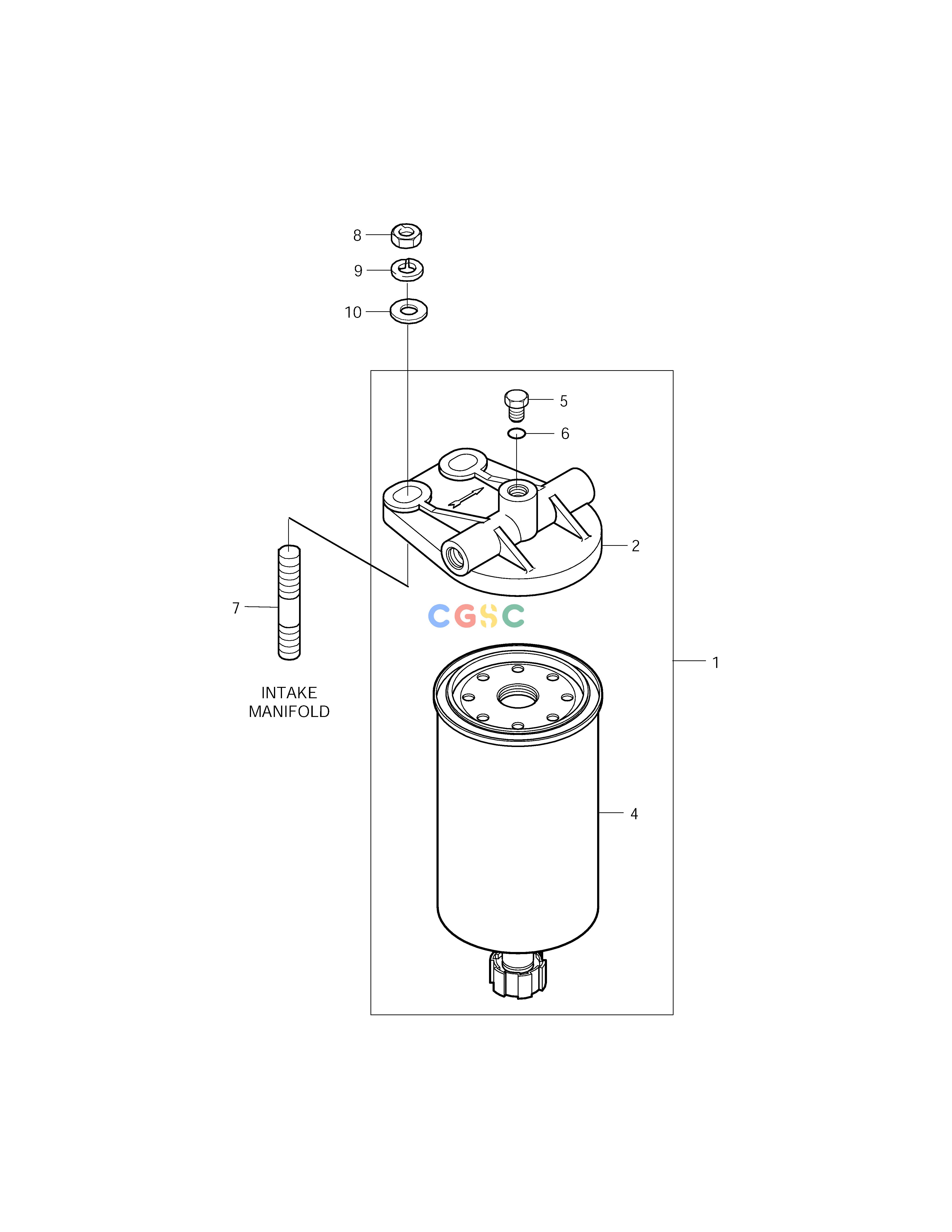 斗山零件查询FUEL FILTER SOLAR 150LC-V Doosan parts catalog online