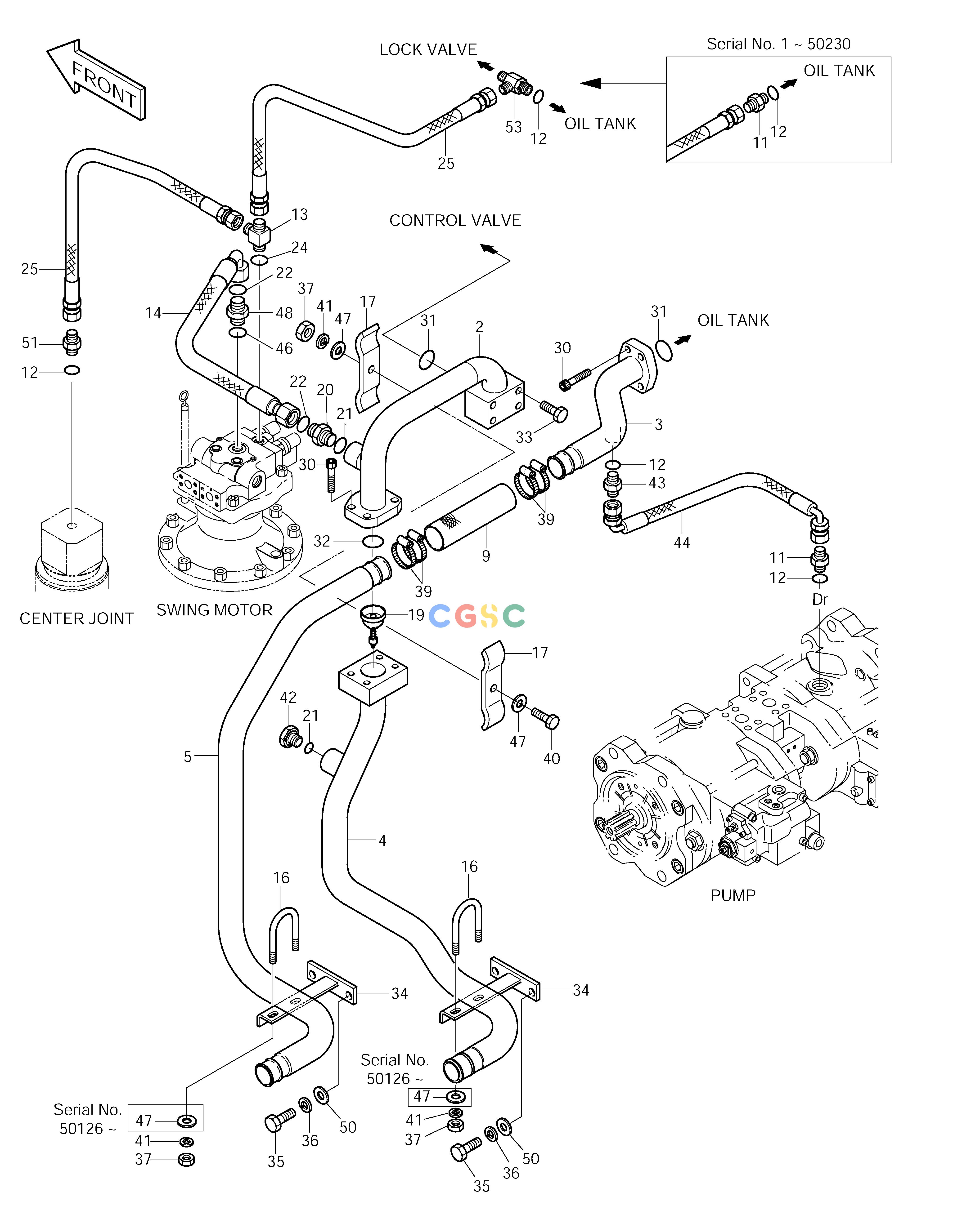 斗山零件查询OIL COOLER PIPING (2) SOLAR 150LC-V Doosan parts catalog online