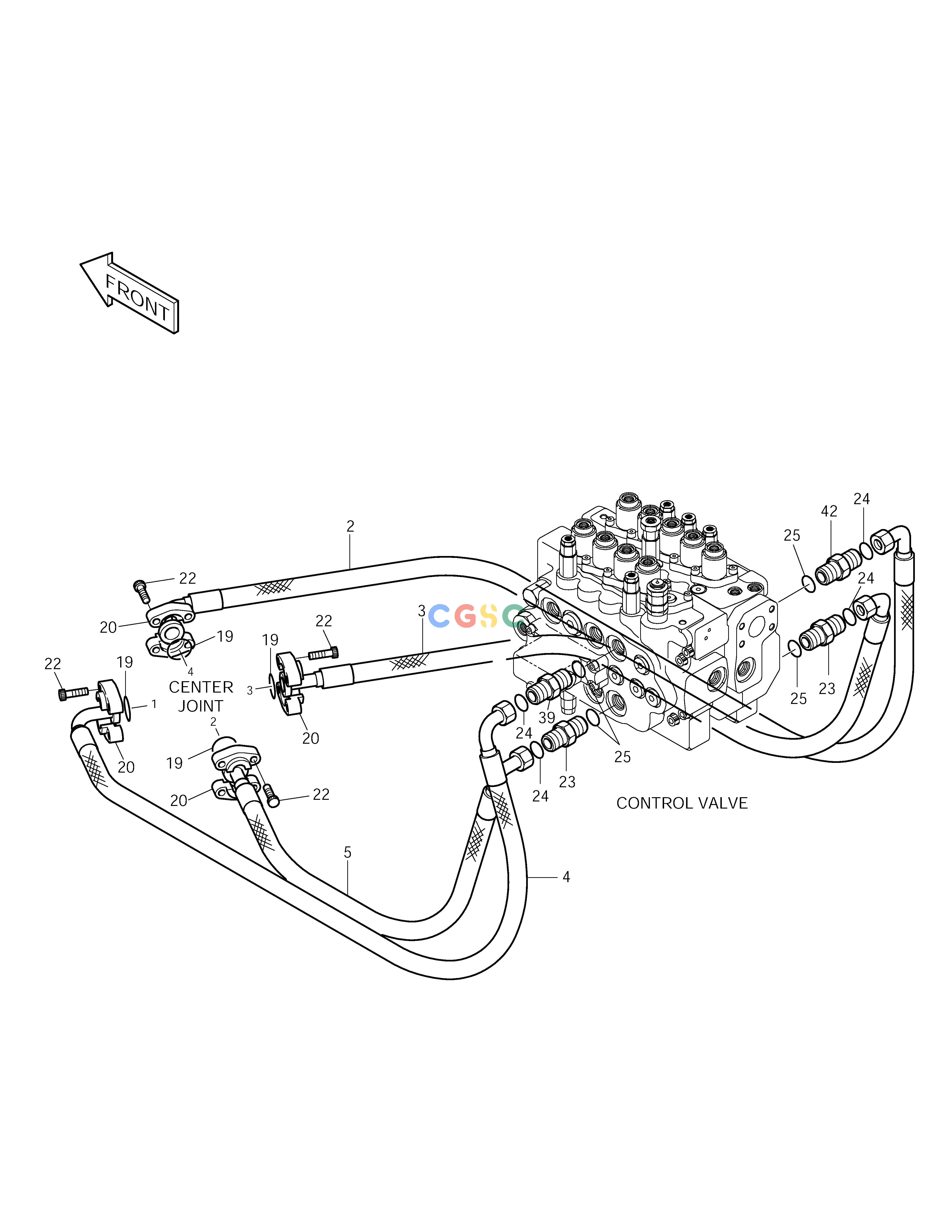 斗山零件查询MAIN PIPING(3) SOLAR 150LC-V Doosan parts catalog online