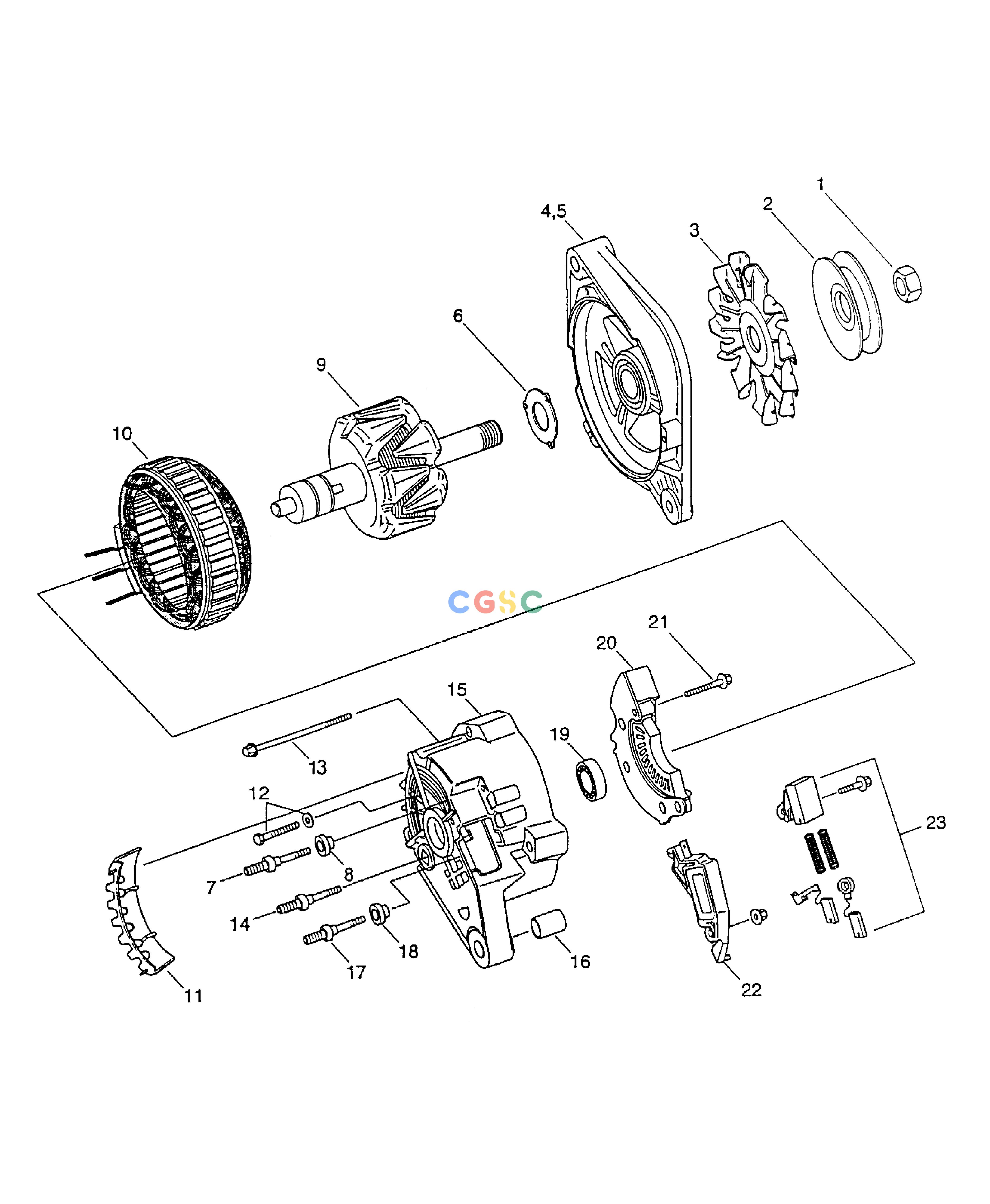 斗山零件查询ALTERNATOR SOLAR 150LC-V Doosan parts catalog online