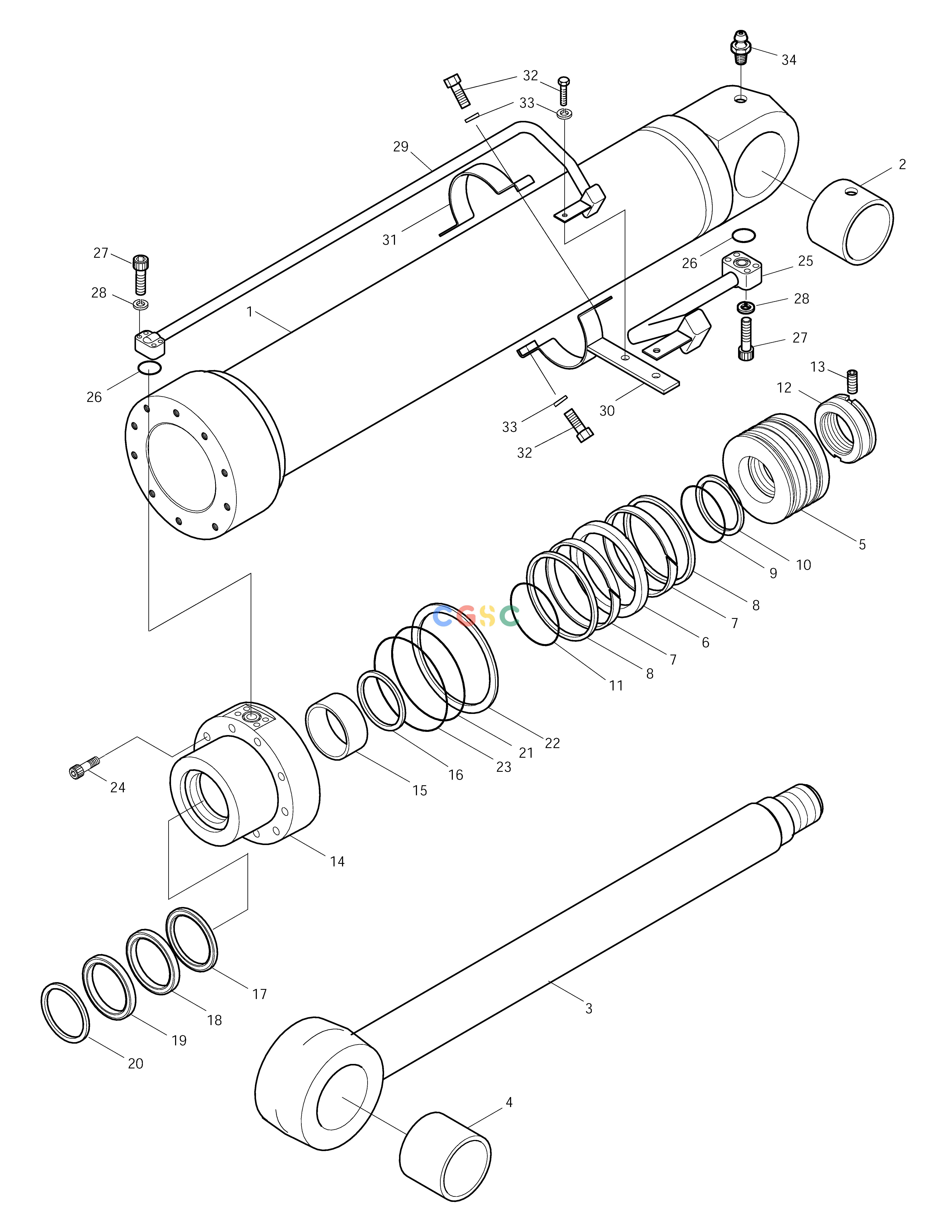 斗山零件查询BOOM CYLINDER-LOCK VALVE-L.H(2) SOLAR 150LC-V Doosan parts catalog online