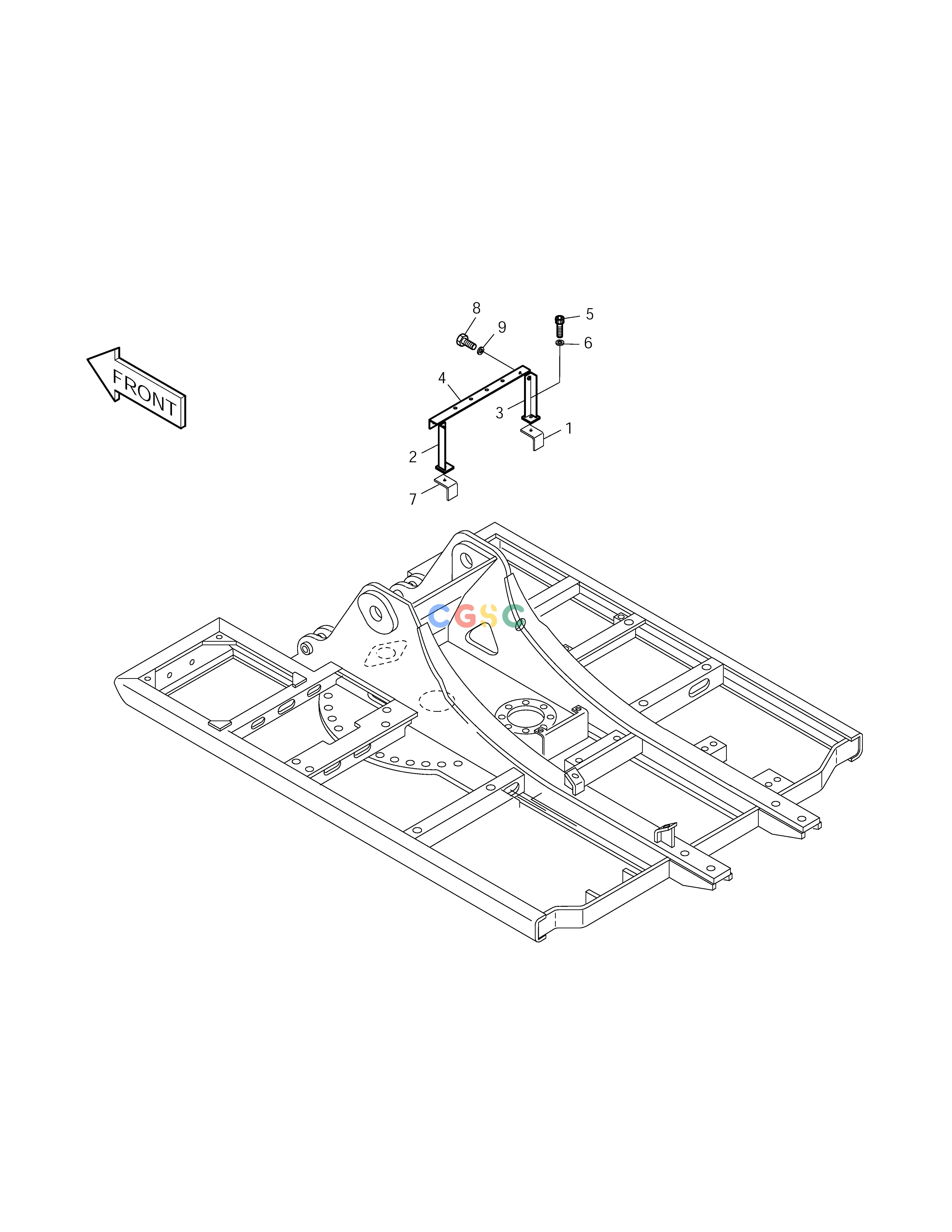 斗山零件查询BRACKET ASS'Y-ARTI. GENERAL SOLAR 150LC-V Doosan parts catalog online