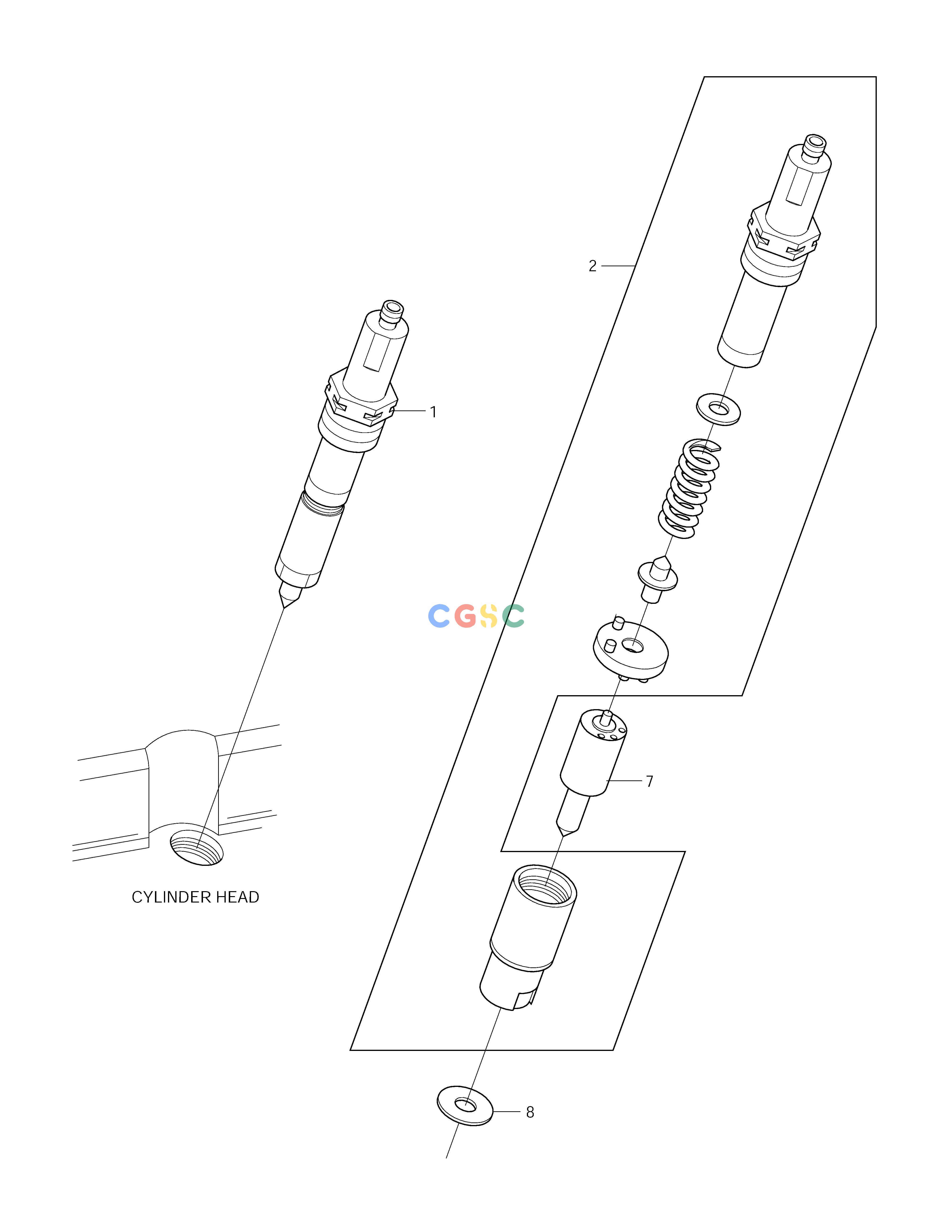 斗山零件查询NOZZLE HOLDER SOLAR 290LC-V Doosan parts catalog online
