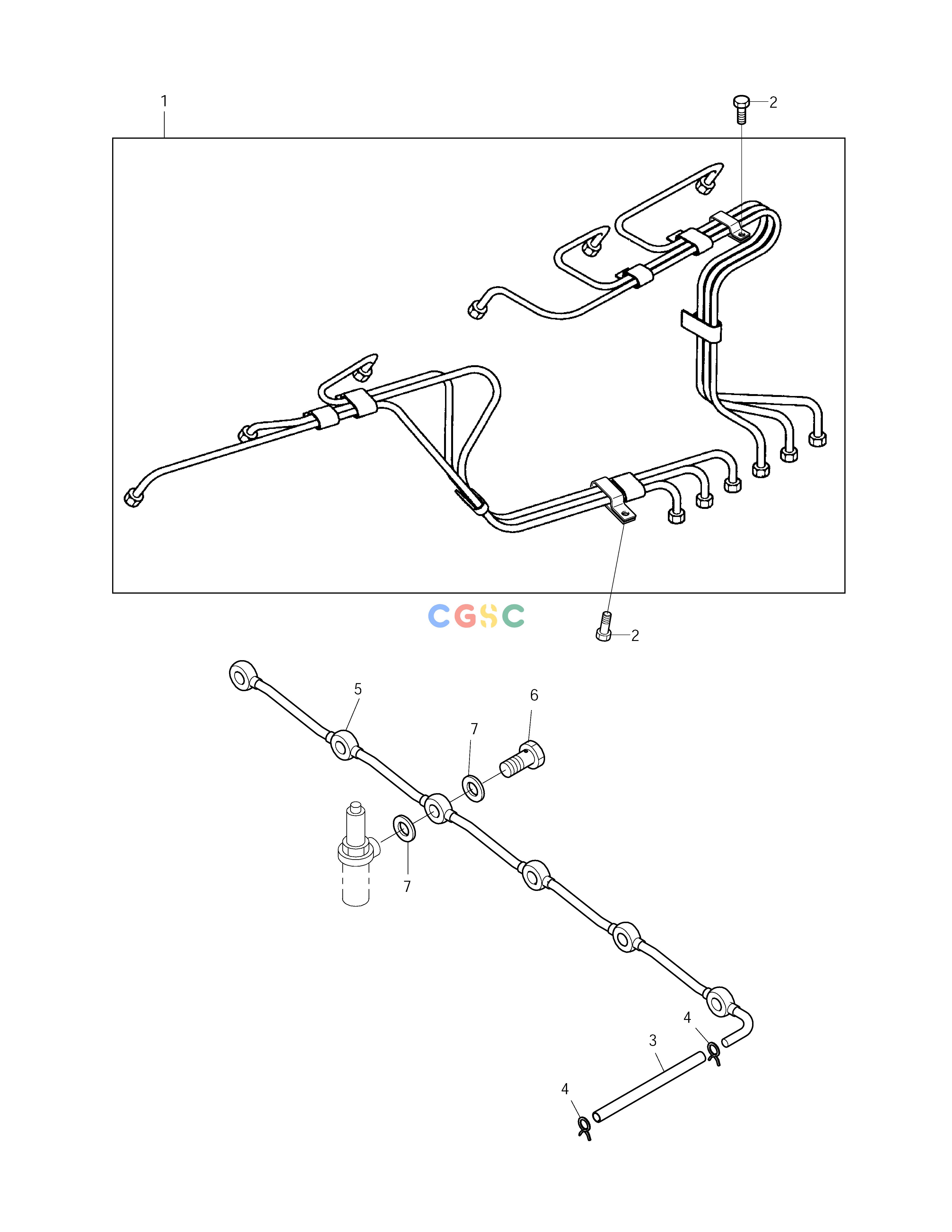 斗山零件查询INJECTION PIPE SOLAR 290LC-V Doosan parts catalog online