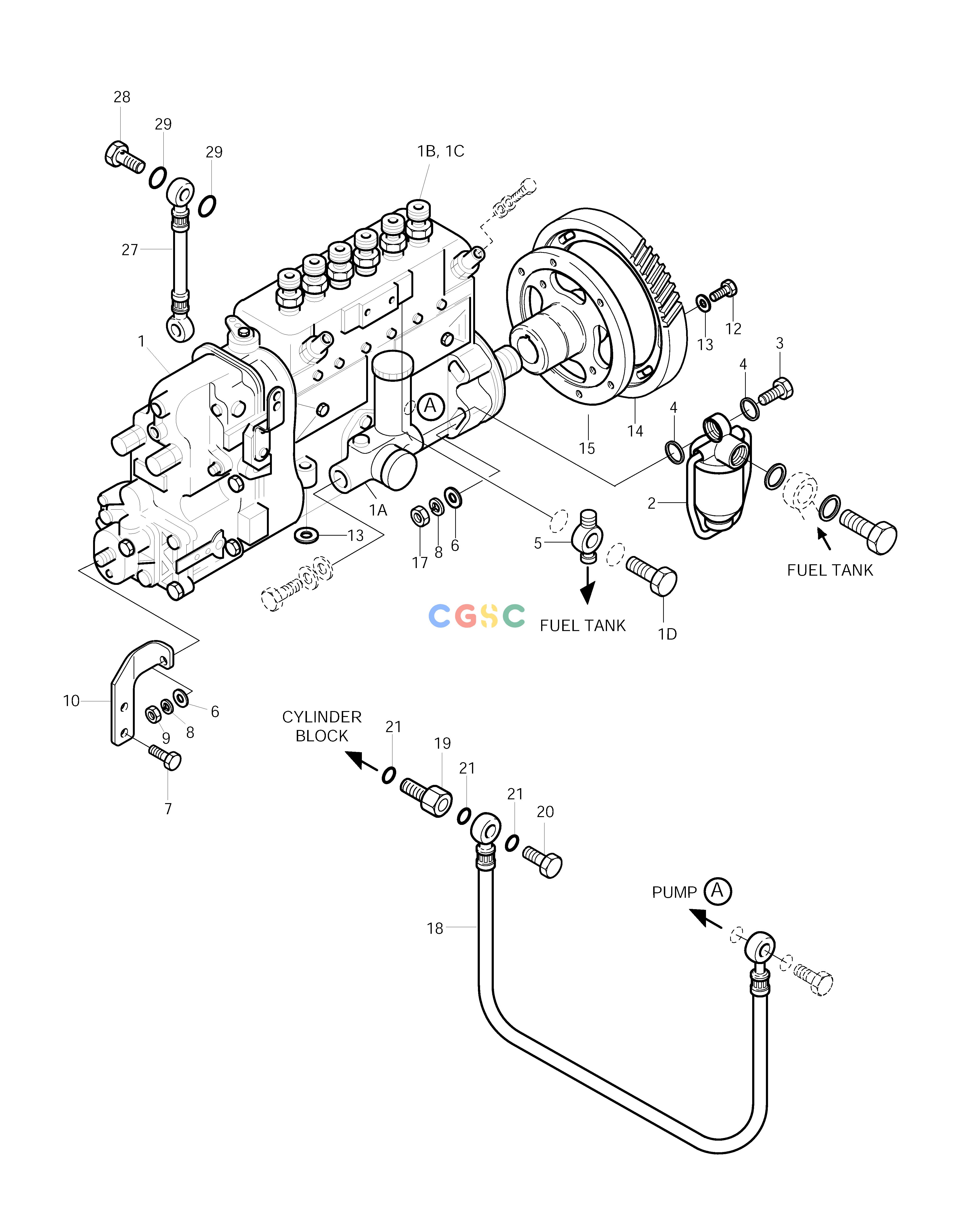 斗山零件查询INJECTION PUMP SOLAR 290LC-V Doosan parts catalog online