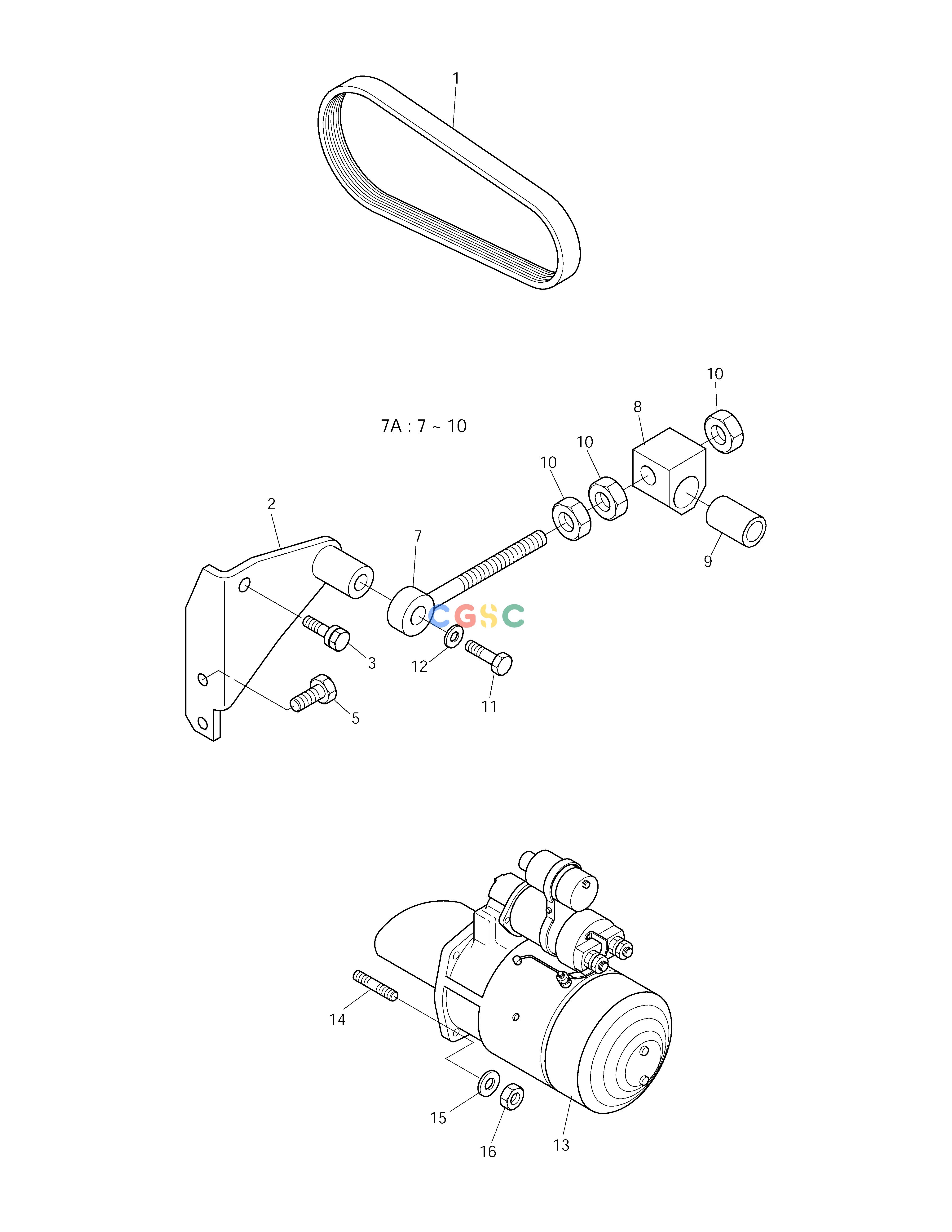 斗山零件查询ELECTRIC PARTS & TACHOMETER DRIVE SOLAR 290LC-V Doosan parts catalog online