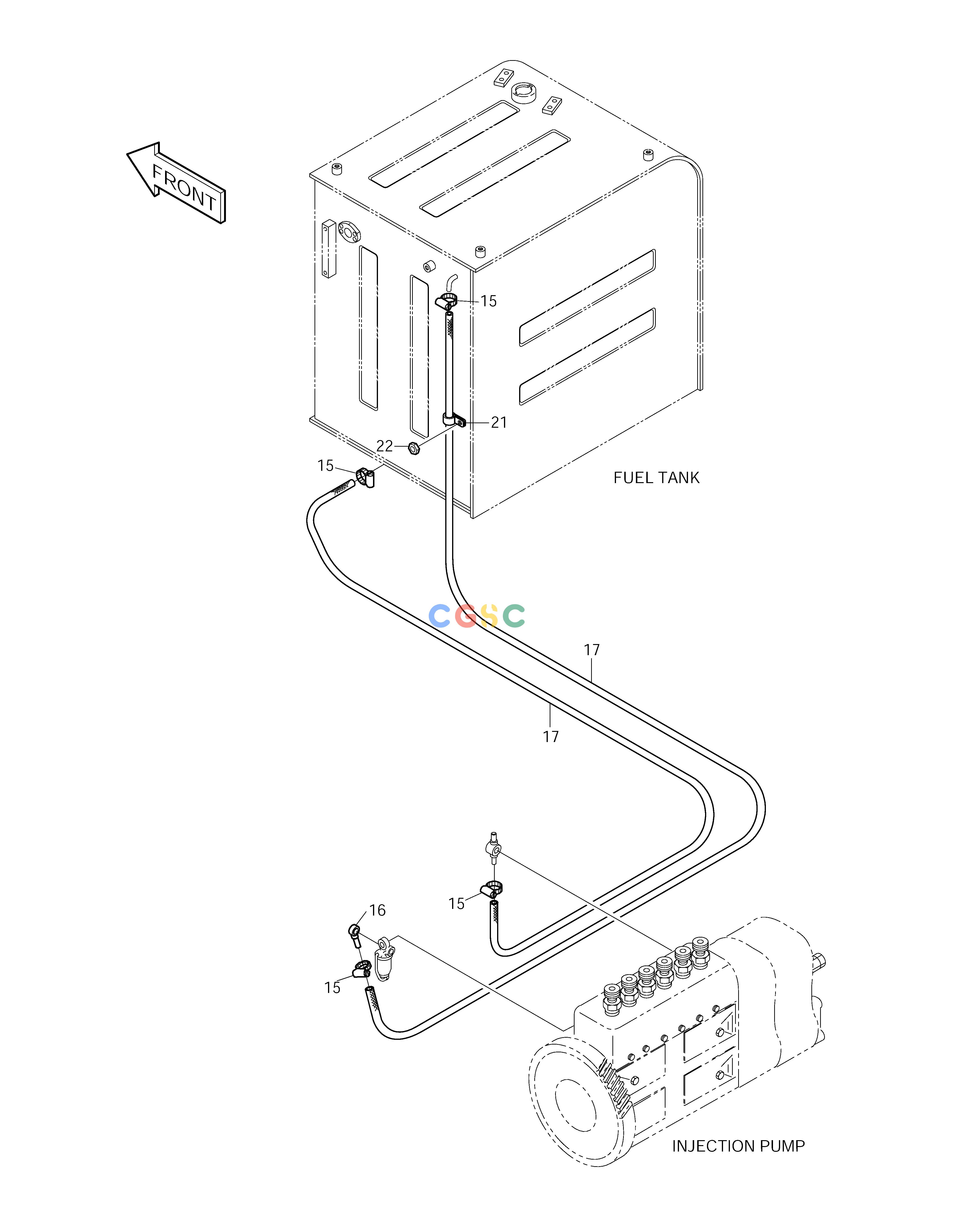 斗山零件查询FUEL PIPING SOLAR 290LC-V Doosan parts catalog online