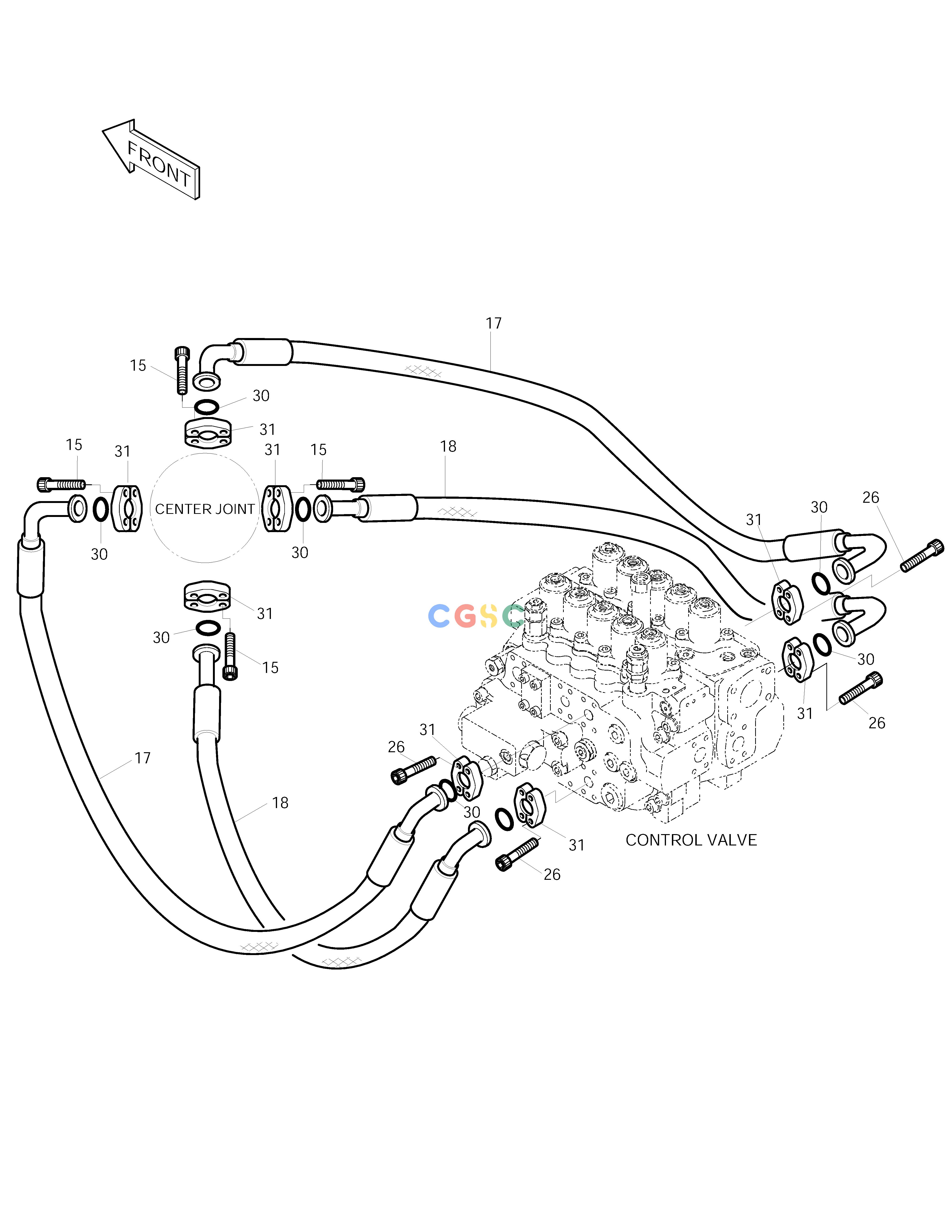 斗山零件查询MAIN PIPING(5) SOLAR 290LC-V Doosan parts catalog online