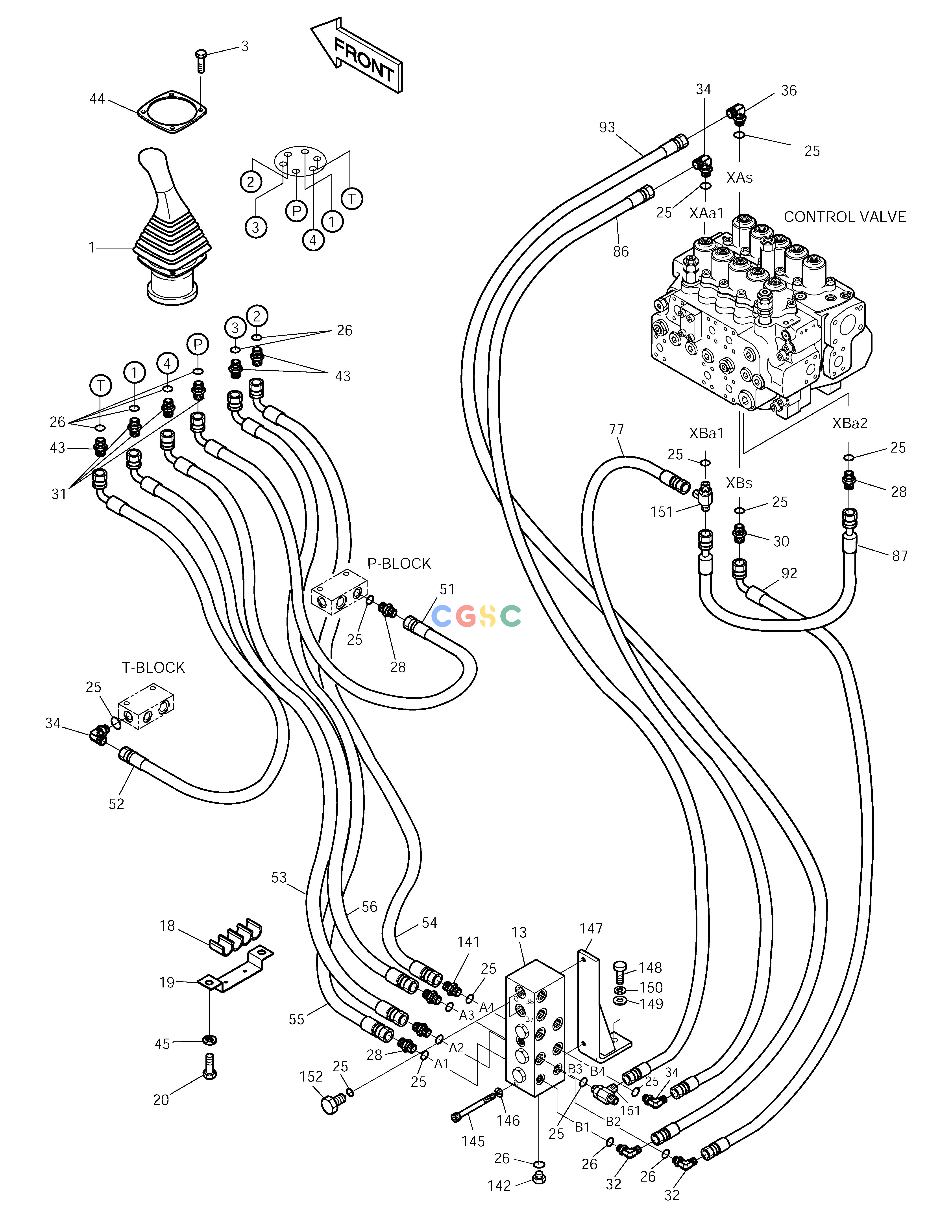 斗山零件查询PILOT PIPING(4-1) SOLAR 290LC-V Doosan parts catalog online