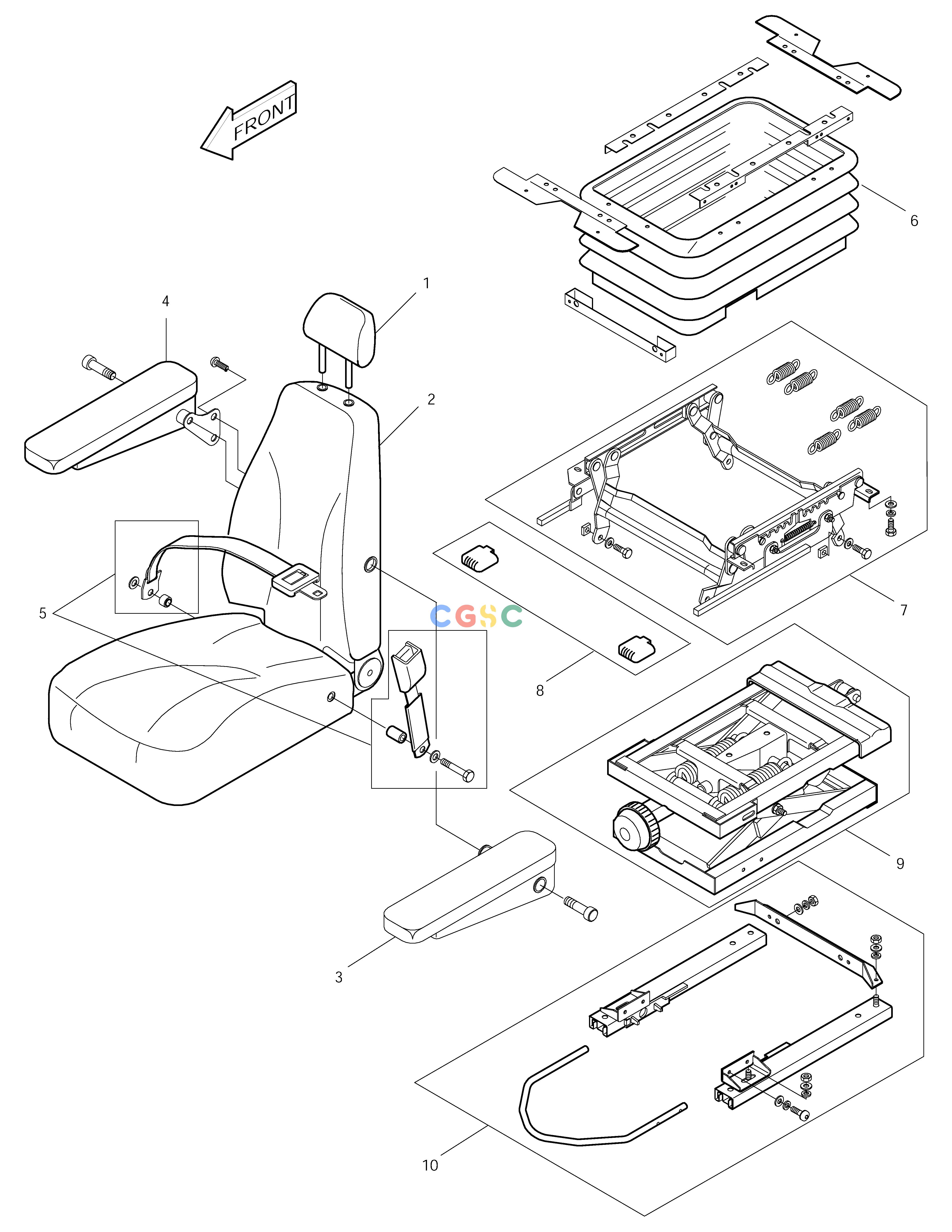 斗山零件查询SEAT SOLAR 290LC-V Doosan parts catalog online