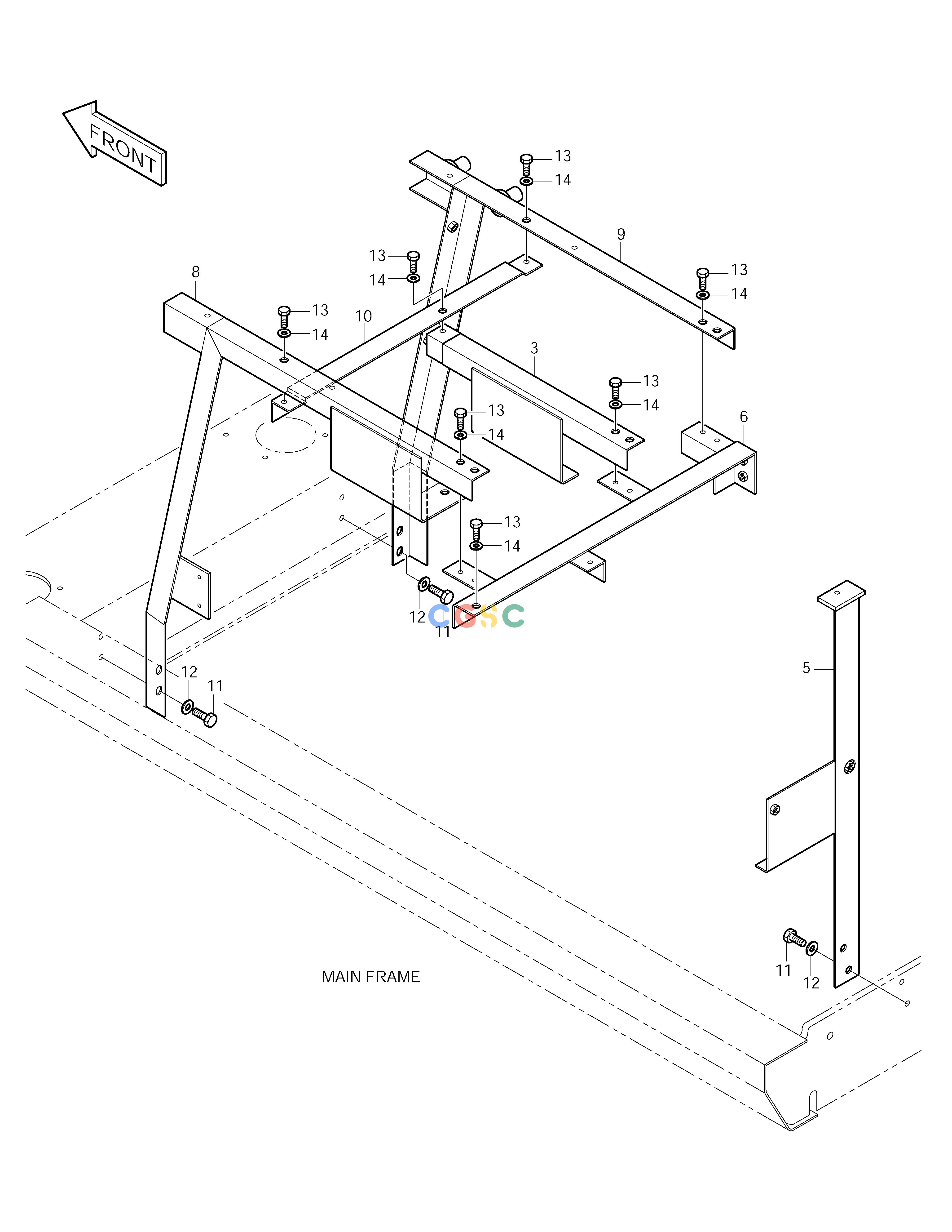 斗山零件查询SUPPORT(1) SOLAR 290LC-V Doosan parts catalog online
