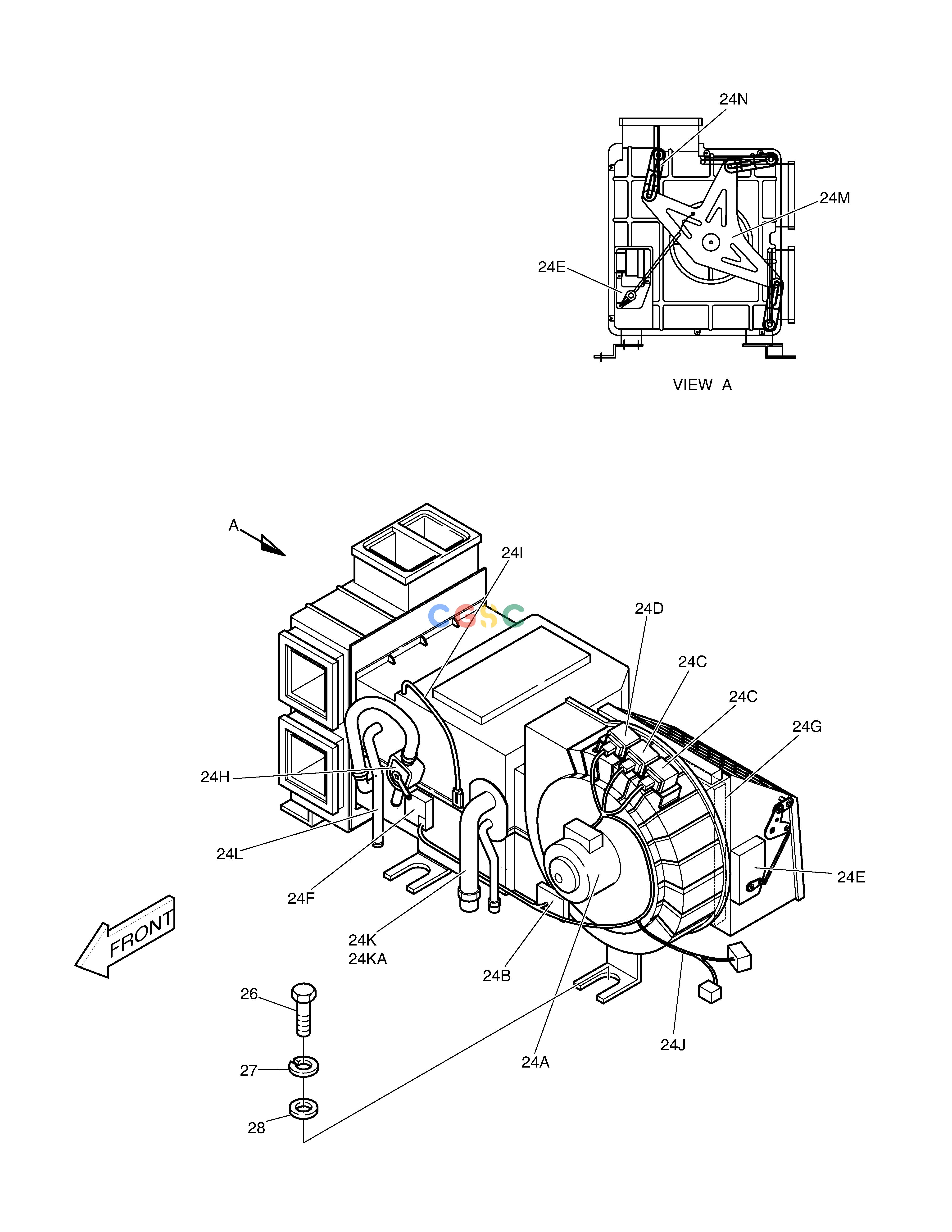 斗山零件查询AIR CONDITIONER(2) - AIRCON UNIT SOLAR 290LC-V Doosan parts catalog online