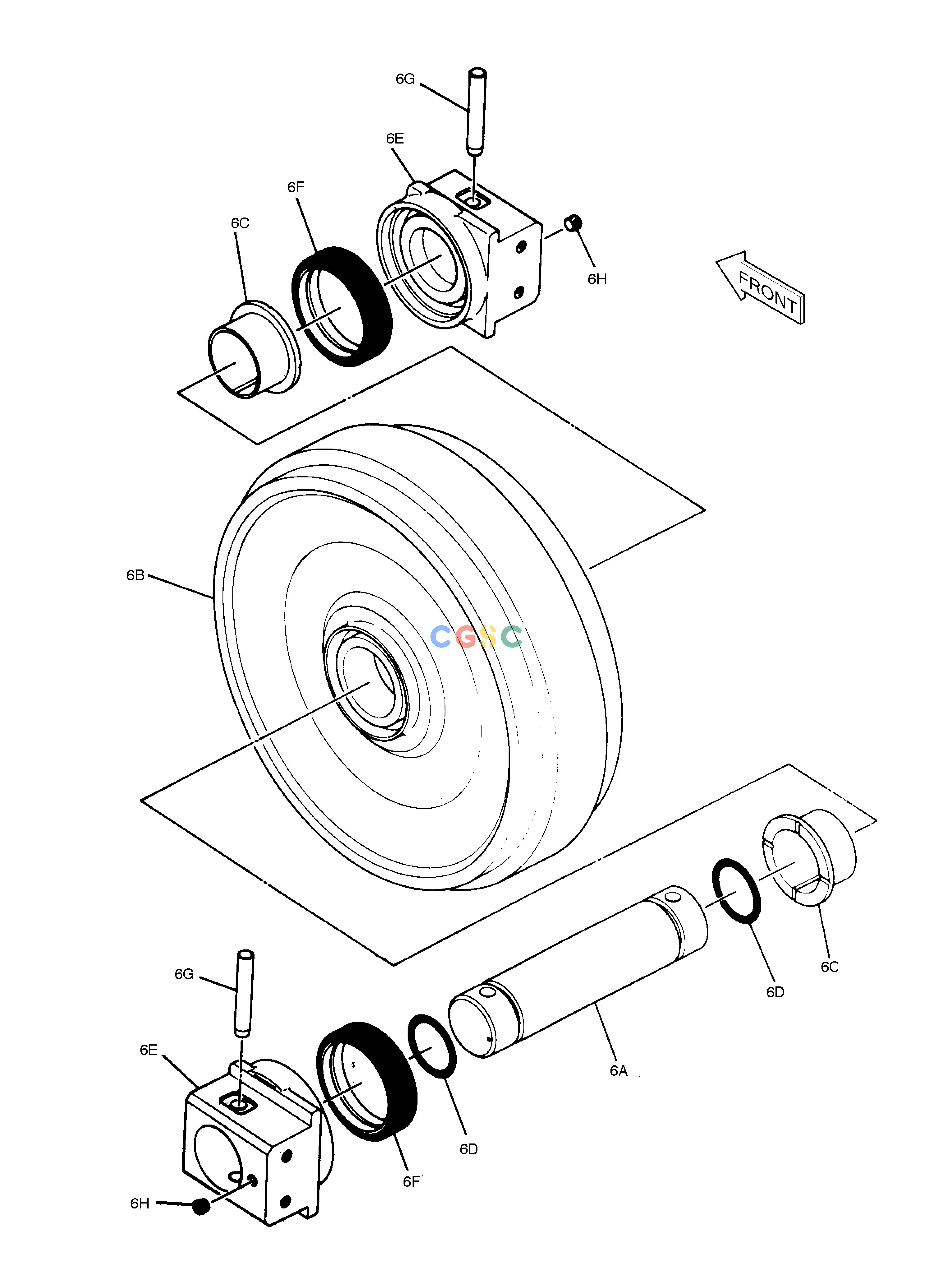 斗山零件查询IDLER SOLAR 290LC-V Doosan parts catalog online