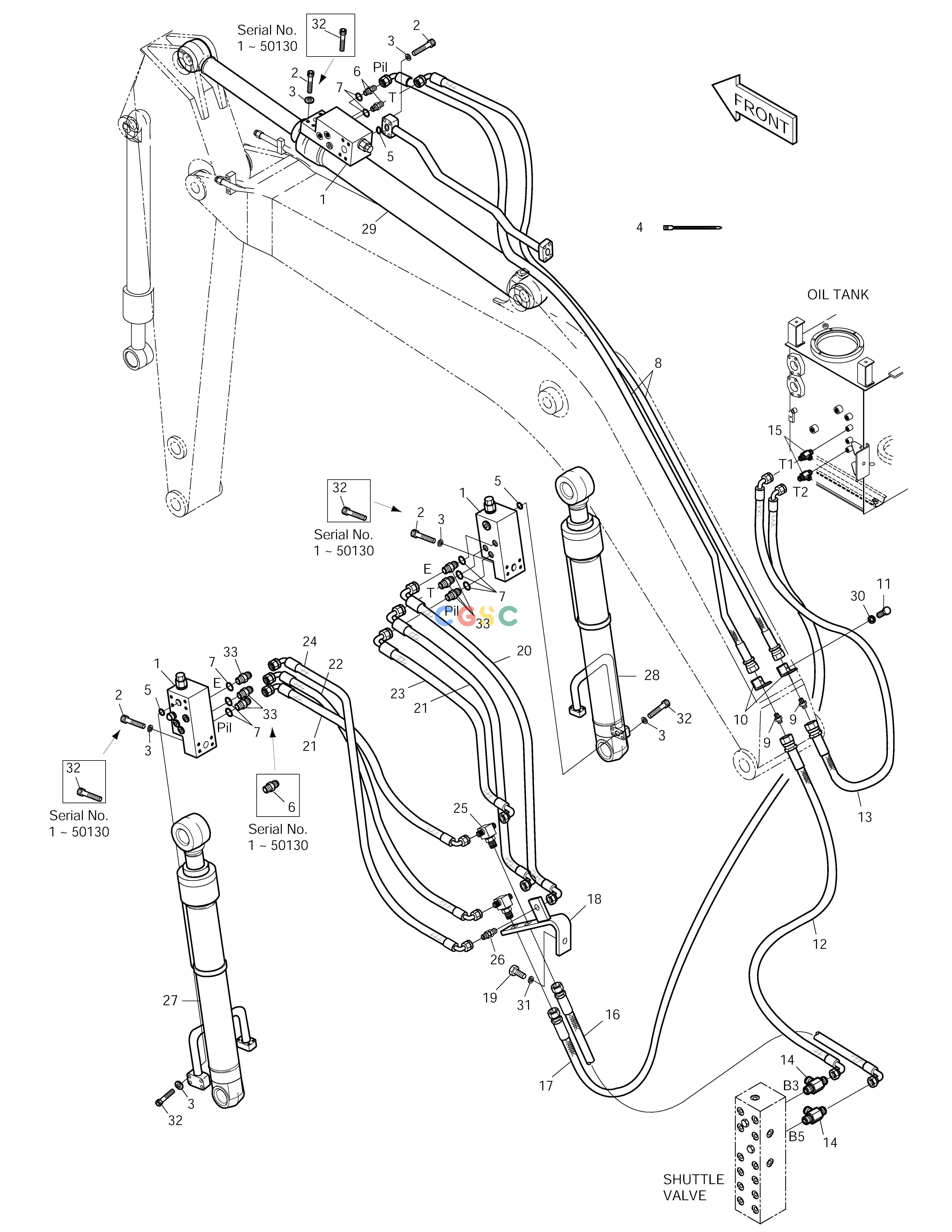 斗山零件查询LOCK VALVE ASS'Y - DHI SOLAR 290LC-V Doosan parts catalog online