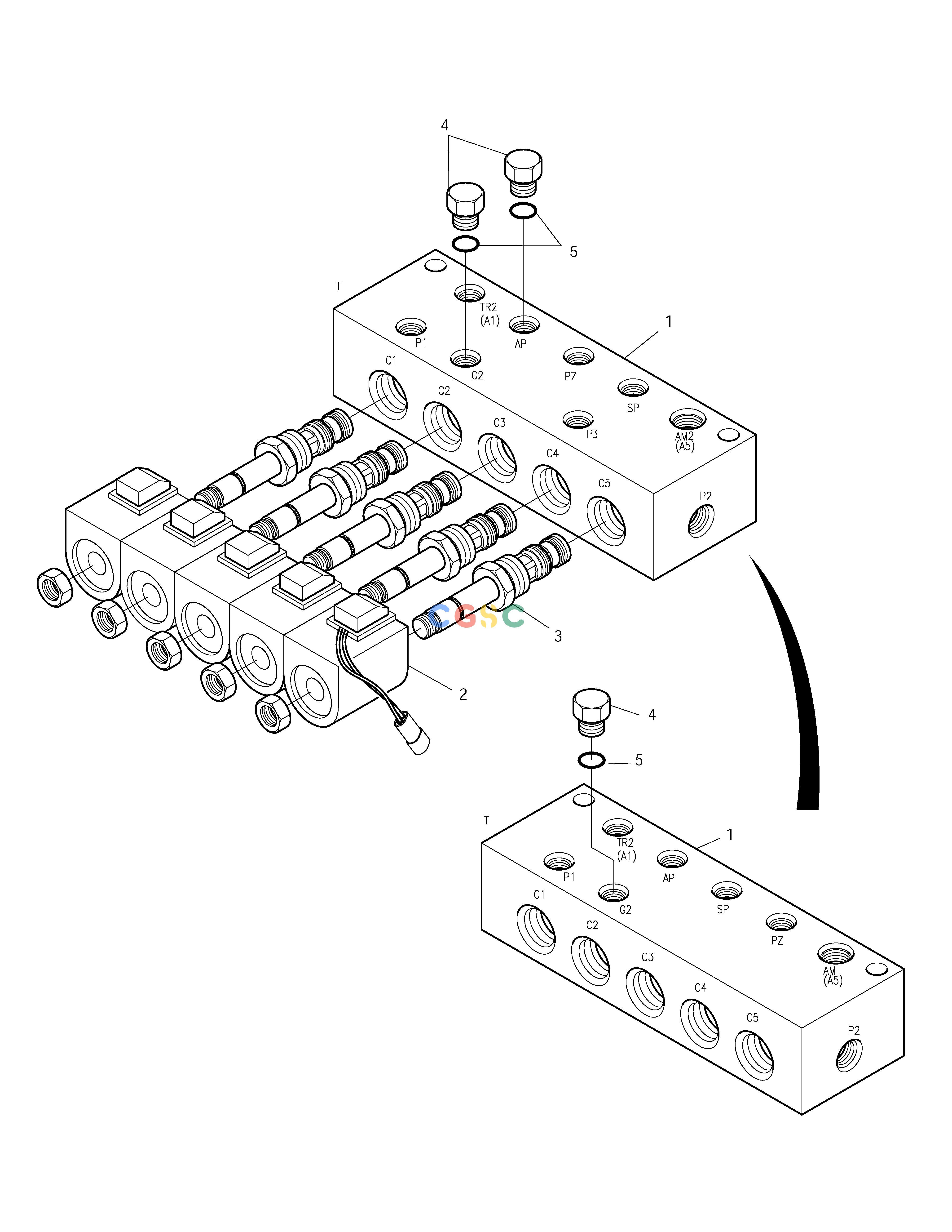 斗山零件查询SOLENOID VALVE SOLAR 290LC-V Doosan parts catalog online