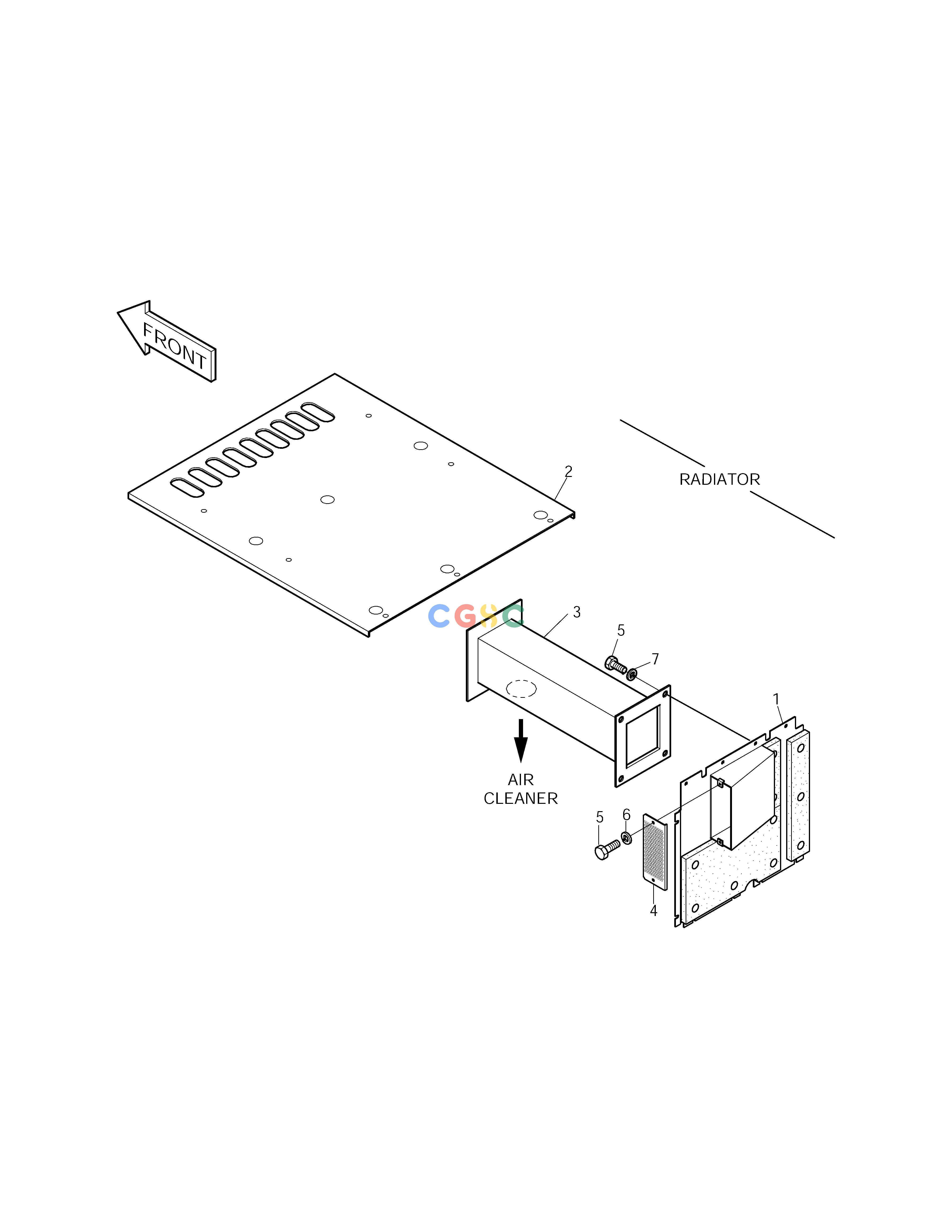 斗山零件查询AIR CLEANER ASS'Y-SIDE SUCTION SOLAR 290LC-V Doosan parts catalog online