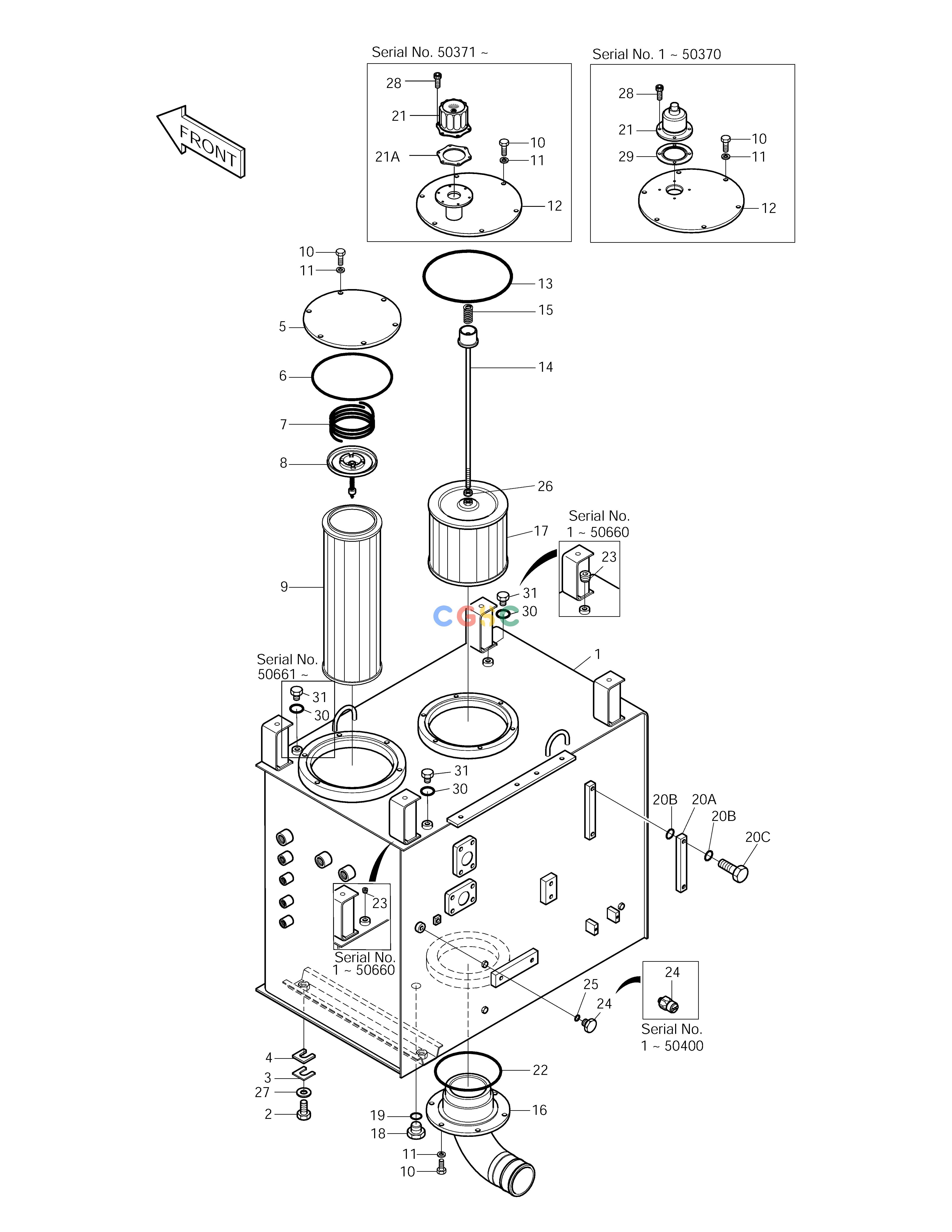 斗山零件查询OIL TANK SOLAR 220LC-V Doosan parts catalog online