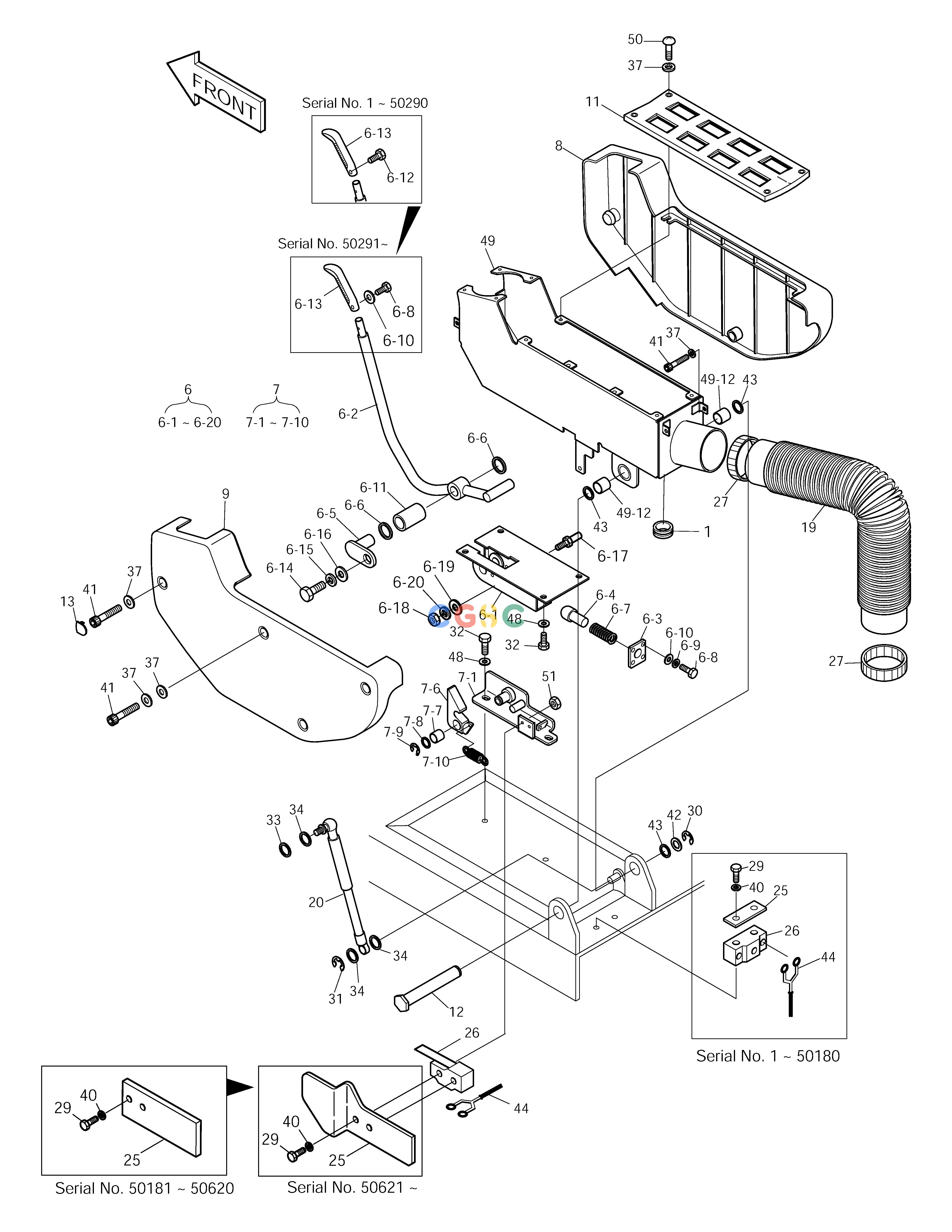 斗山零件查询CONTROL STAND-L.H. SOLAR 220LC-V Doosan parts catalog online