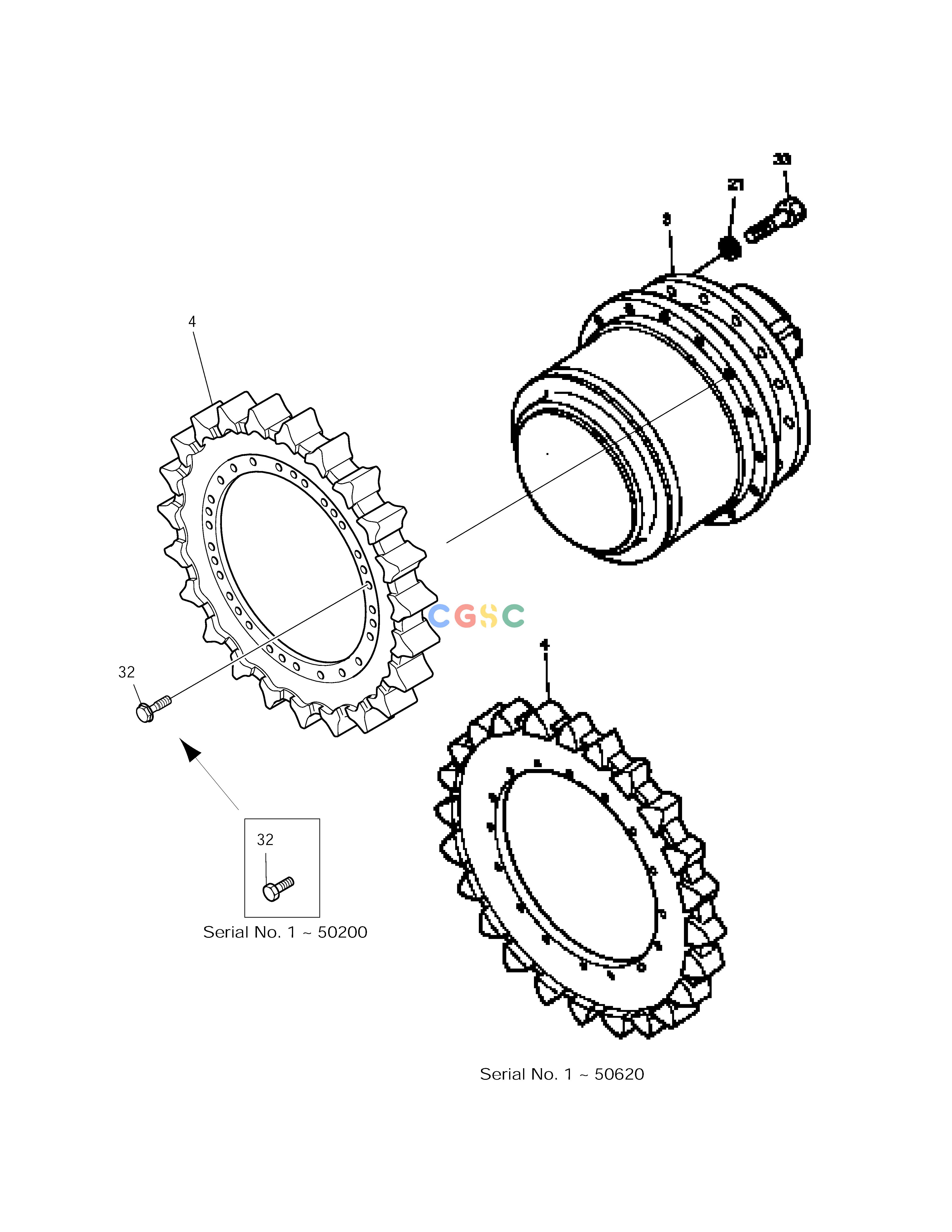 斗山零件查询TRAVEL DEVICE SOLAR 220LC-V Doosan parts catalog online