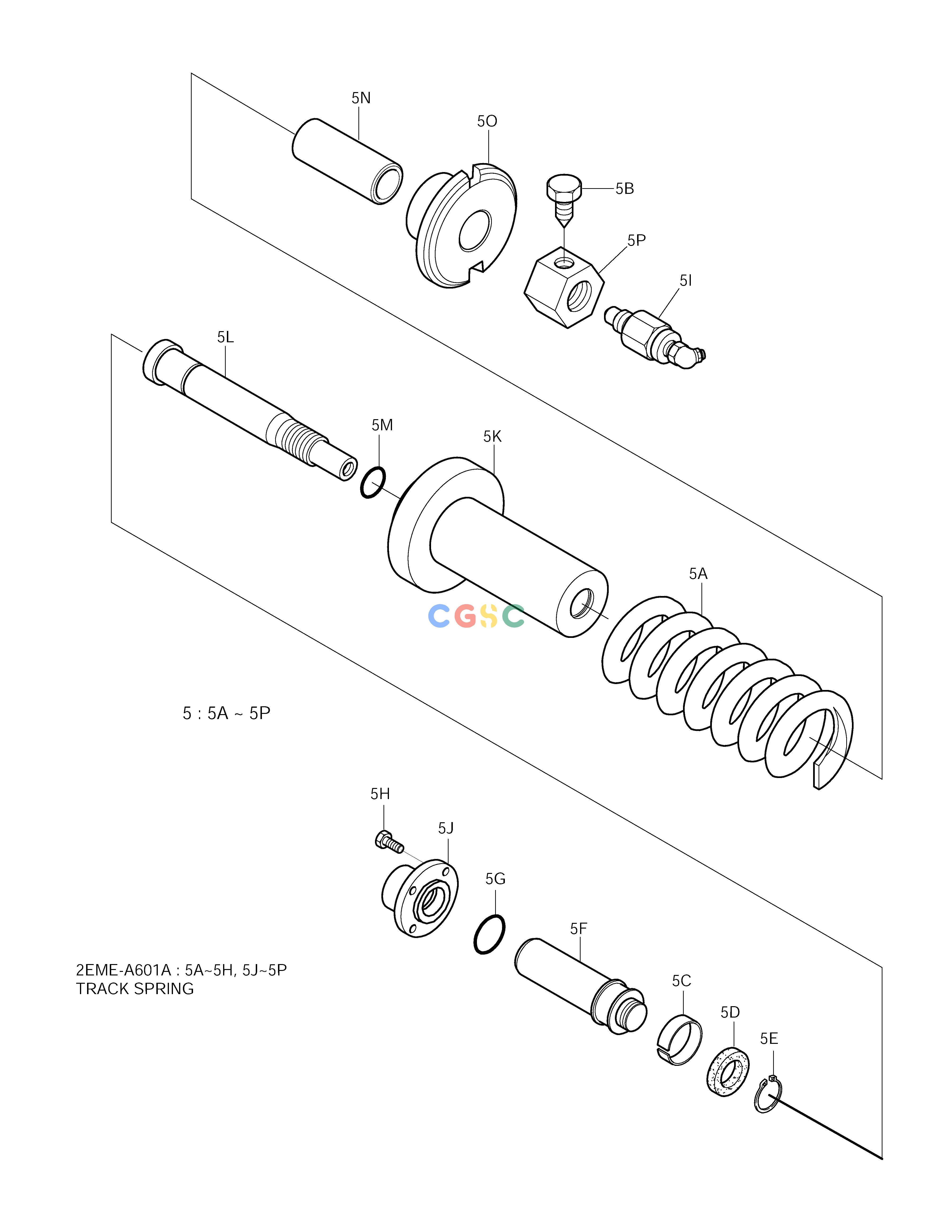 斗山零件查询TRACK SPRING SOLAR 220LC-V Doosan parts catalog online