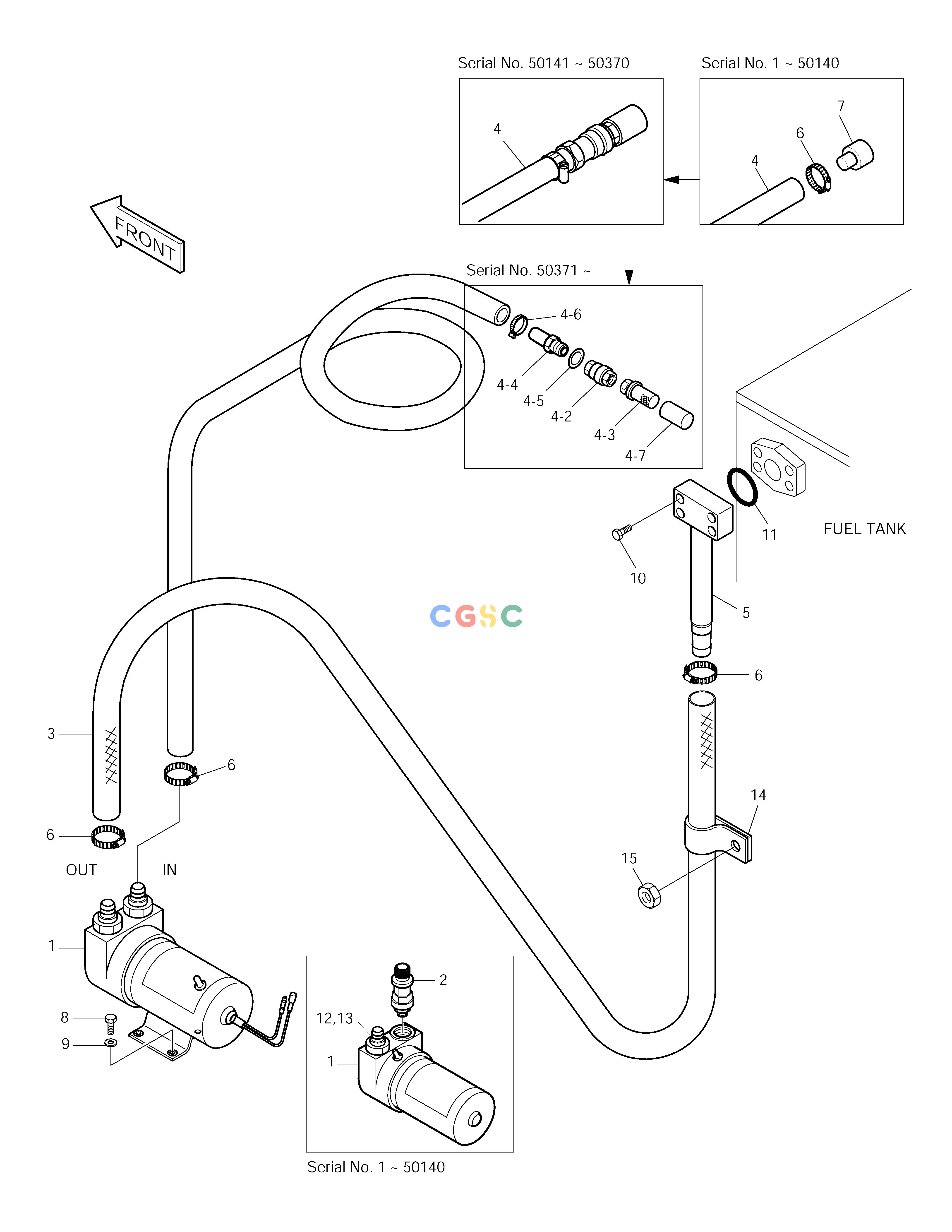 斗山零件查询FUEL FILLER PUMP ASS'Y SOLAR 220LC-V Doosan parts catalog online