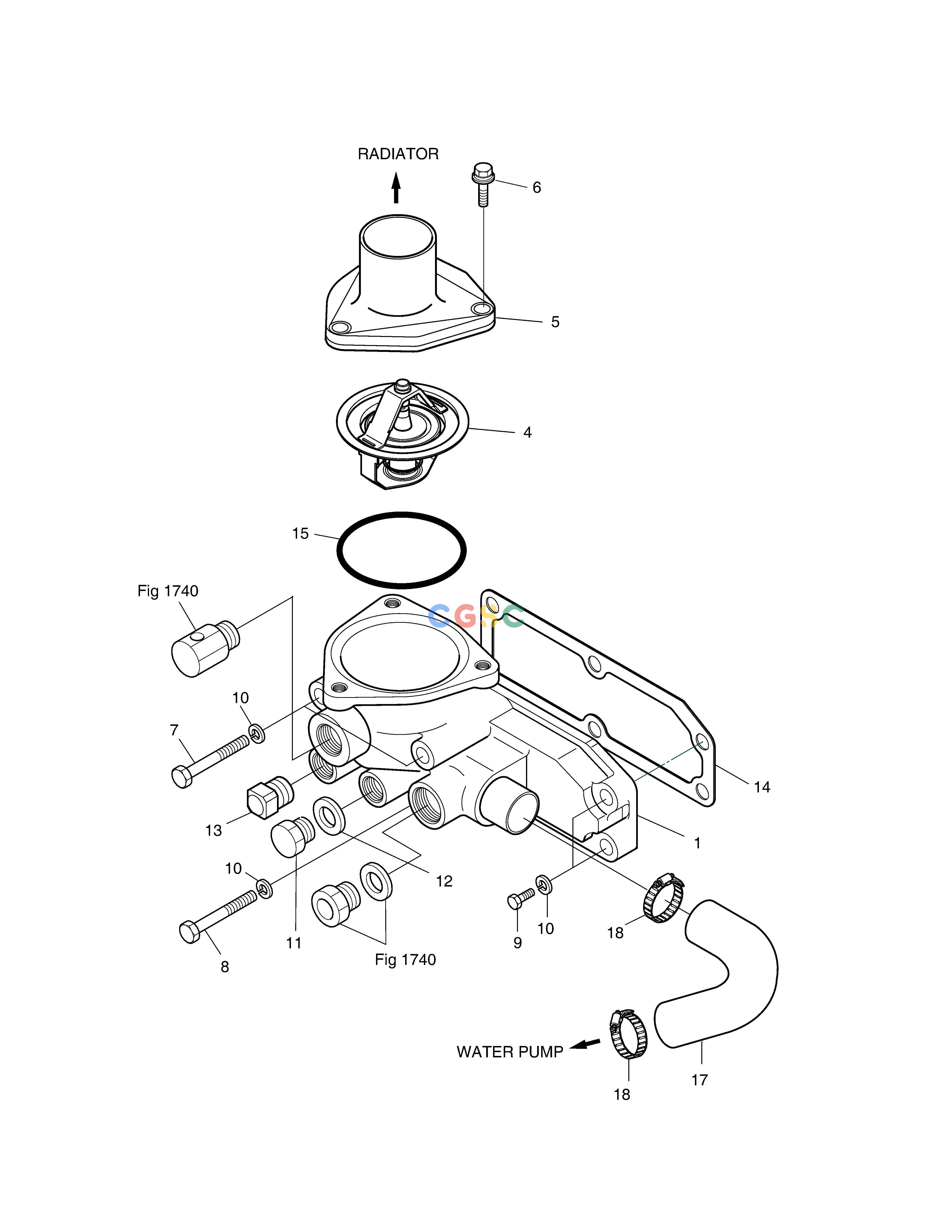 斗山零件查询THERMOSTAT SOLAR 130LC-V Doosan parts catalog online
