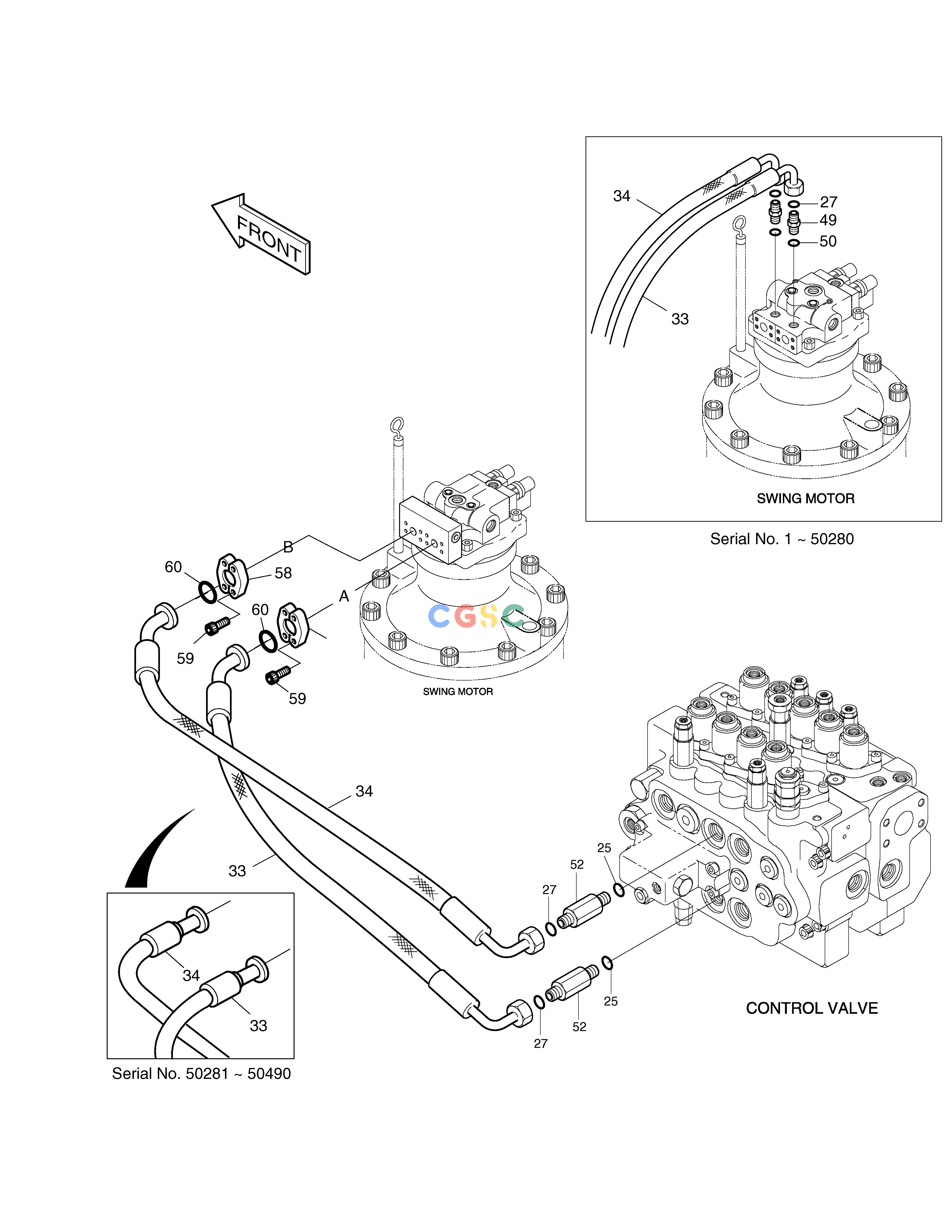 斗山零件查询MAIN PIPING(2) SOLAR 130LC-V Doosan parts catalog online