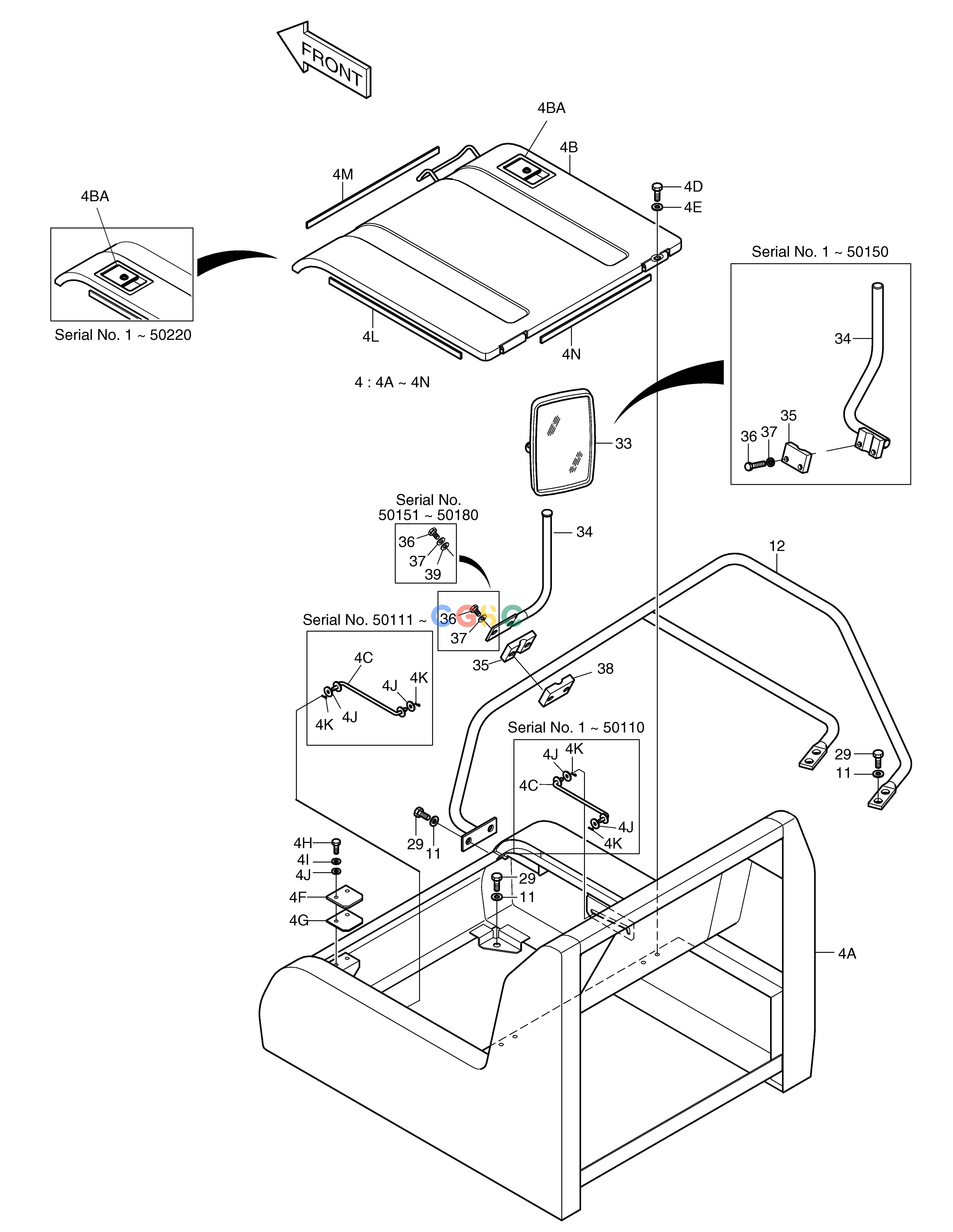 斗山零件查询COVER(4) SOLAR 130LC-V Doosan parts catalog online