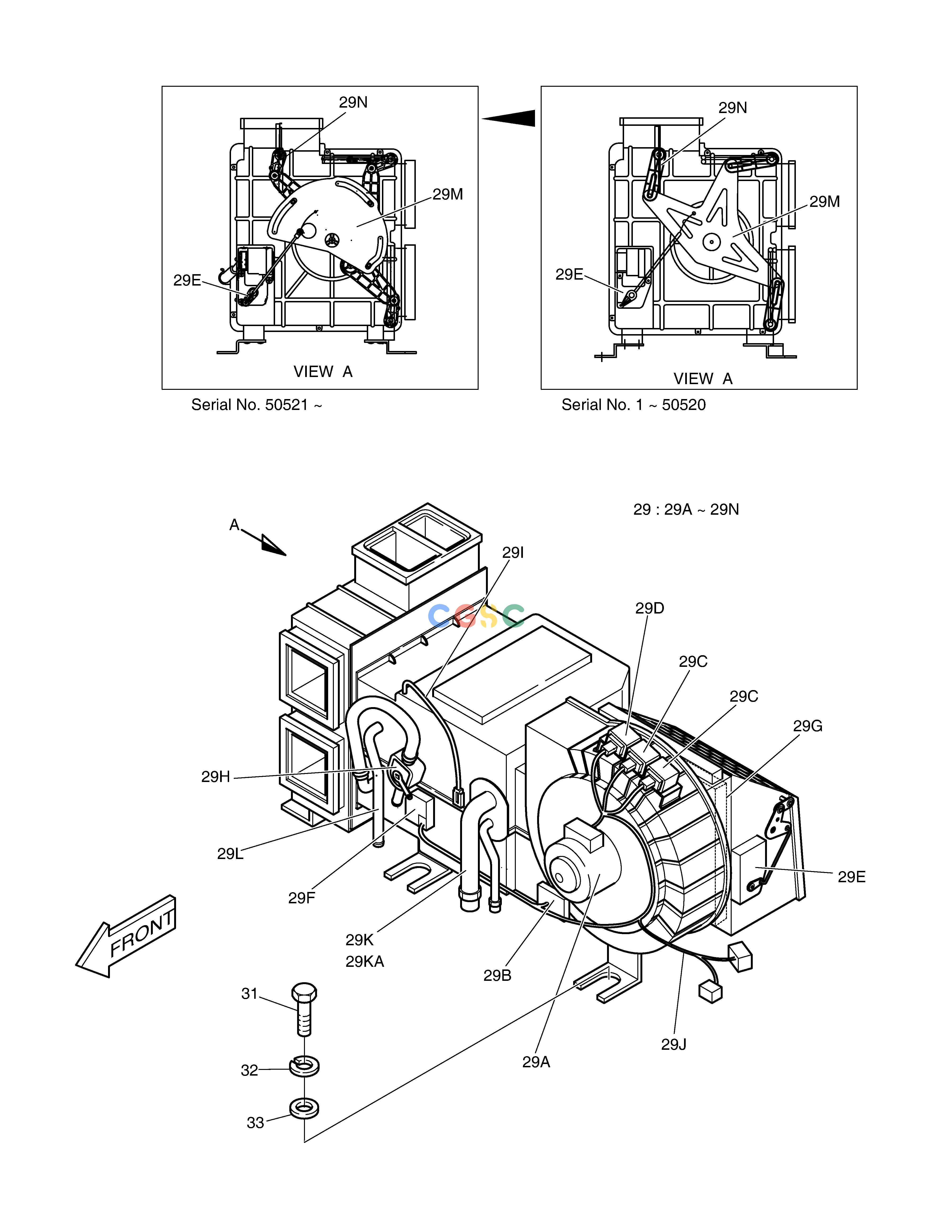 斗山零件查询AIRCONDITIONER(2)-AIRCON UNIT SOLAR 130LC-V Doosan parts catalog online