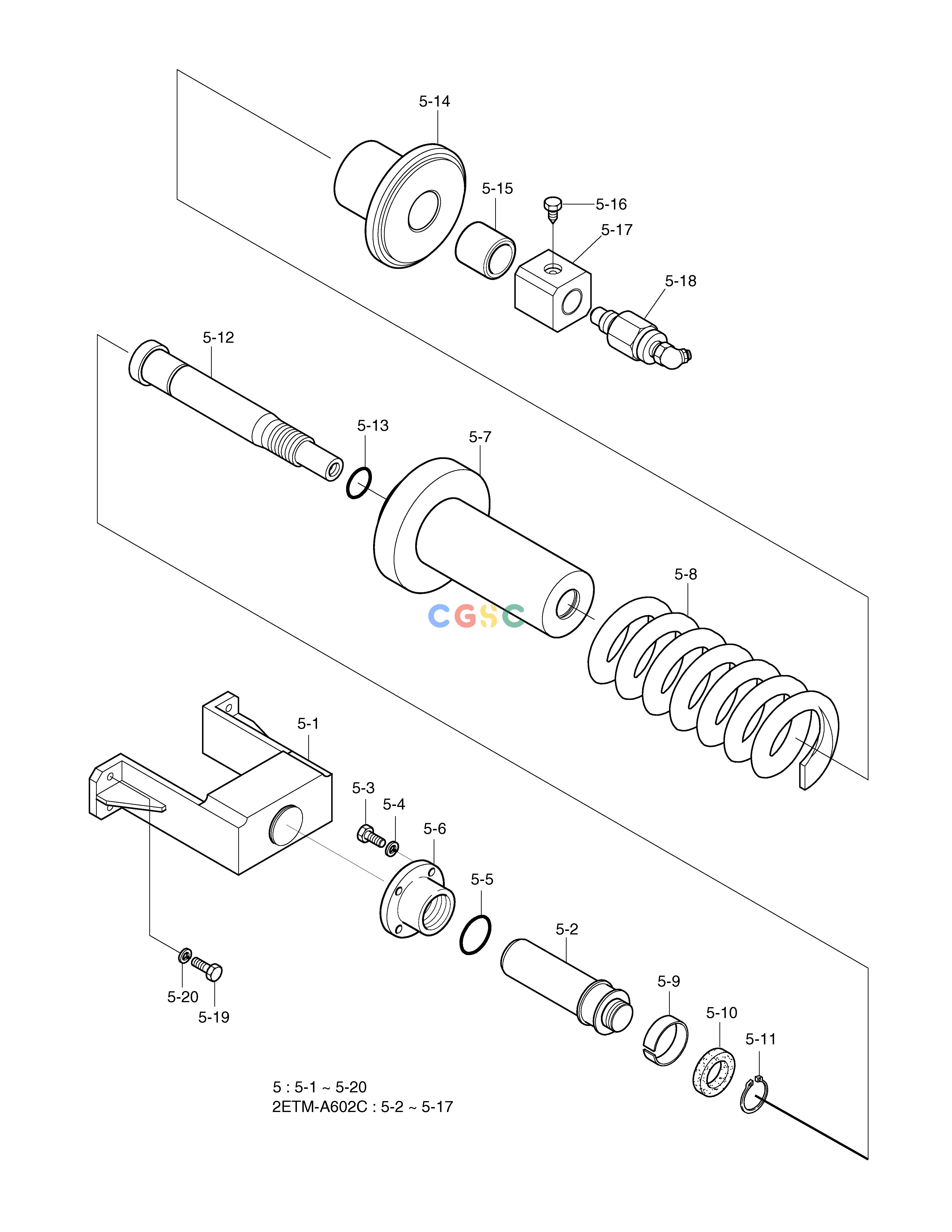 斗山零件查询TRACK SPRING(2) SOLAR 130LC-V Doosan parts catalog online