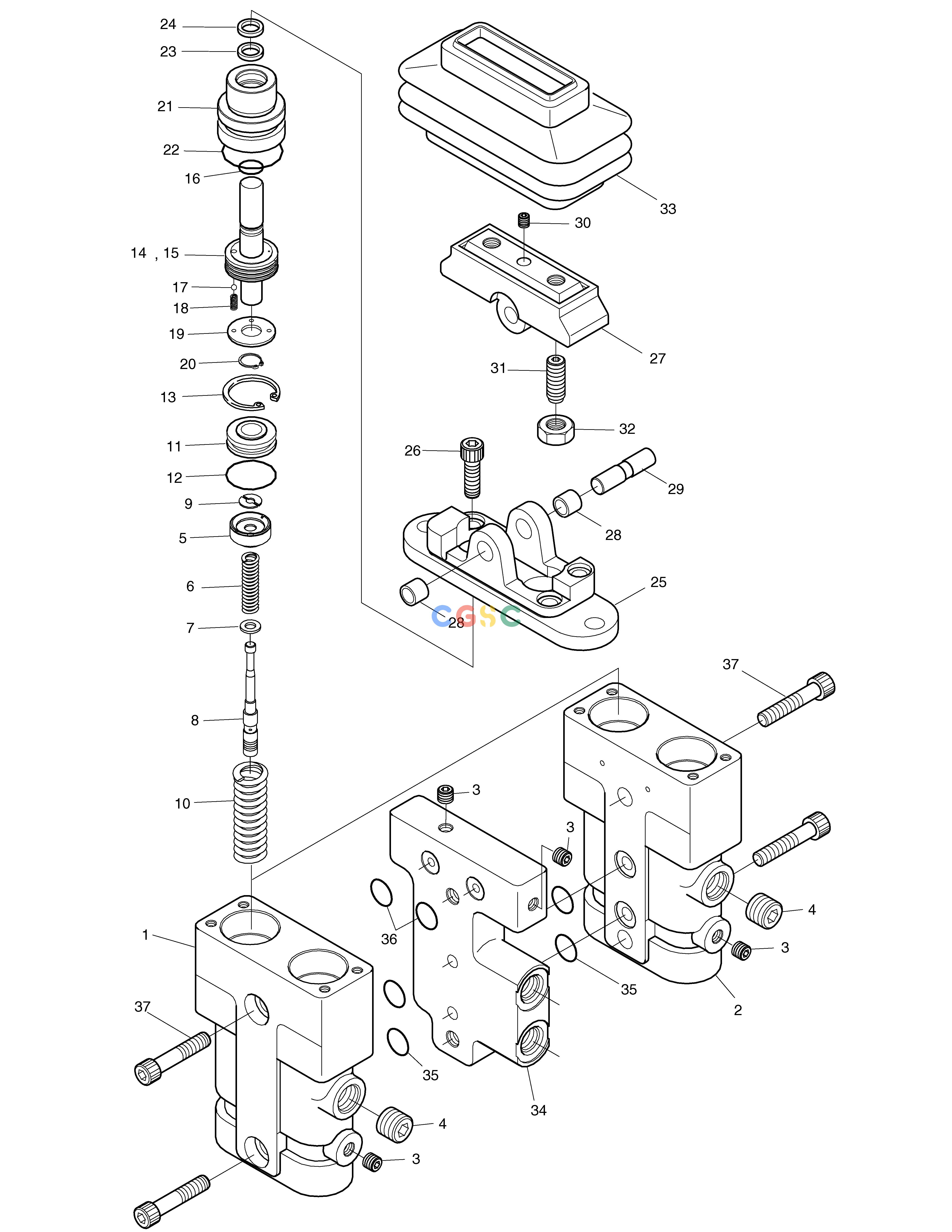 斗山零件查询PEDAL VALVE SOLAR 130LC-V Doosan parts catalog online