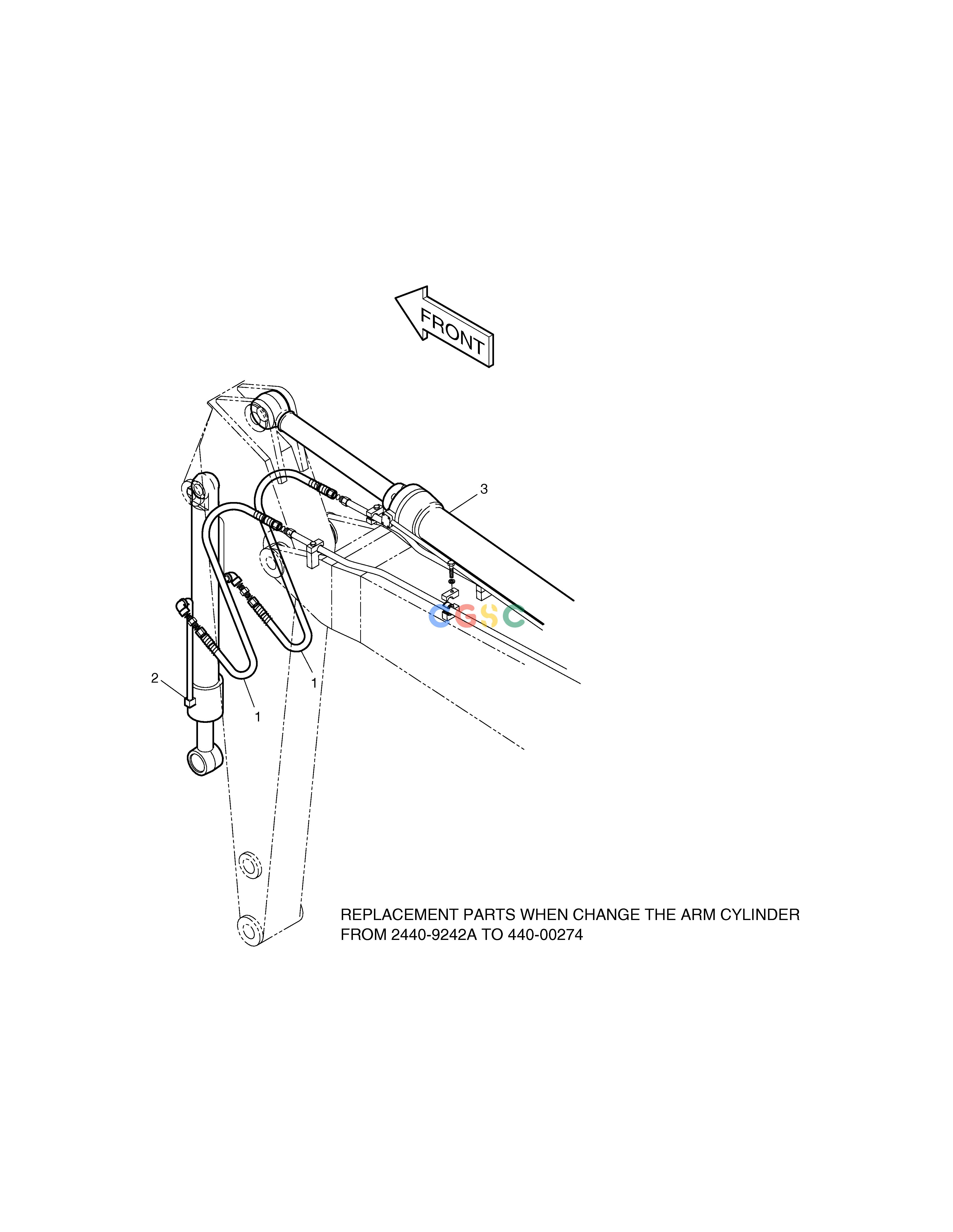 斗山零件查询ARM PIPING-ARM 2.1m(ARTI.BOOM) SOLAR 130LC-V Doosan parts catalog online