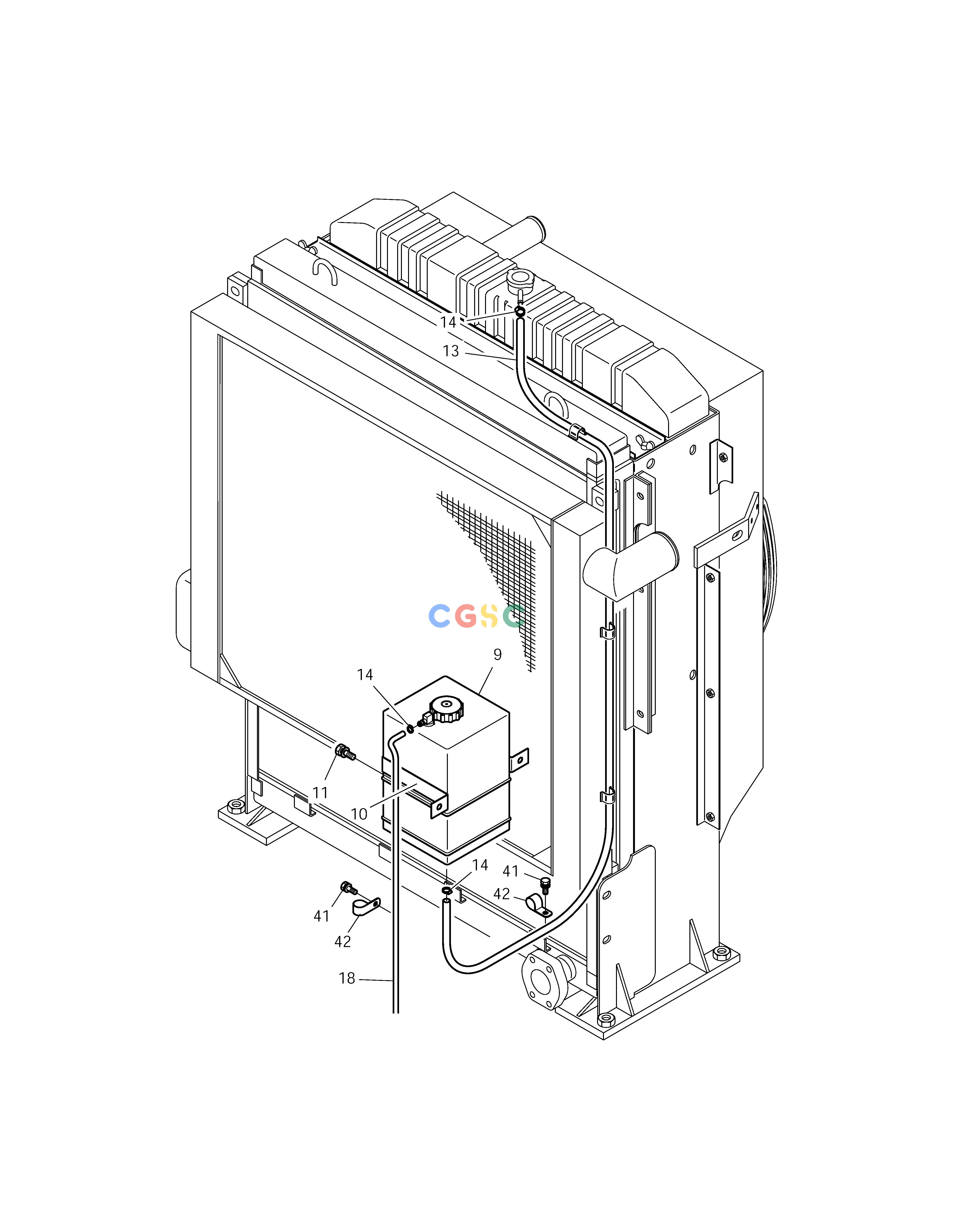 斗山零件查询RESERVE TANK SOLAR 225LC-V Doosan parts catalog online